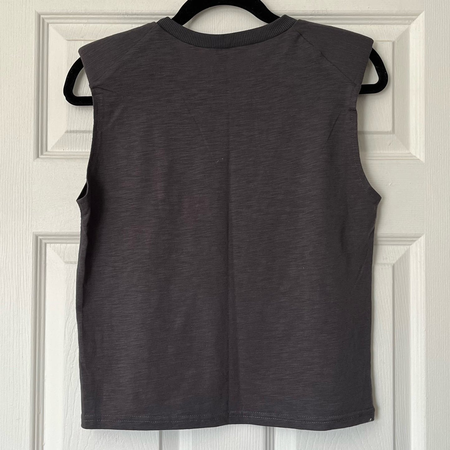 Shein Padded Shoulder Sleeveless Top - Size S