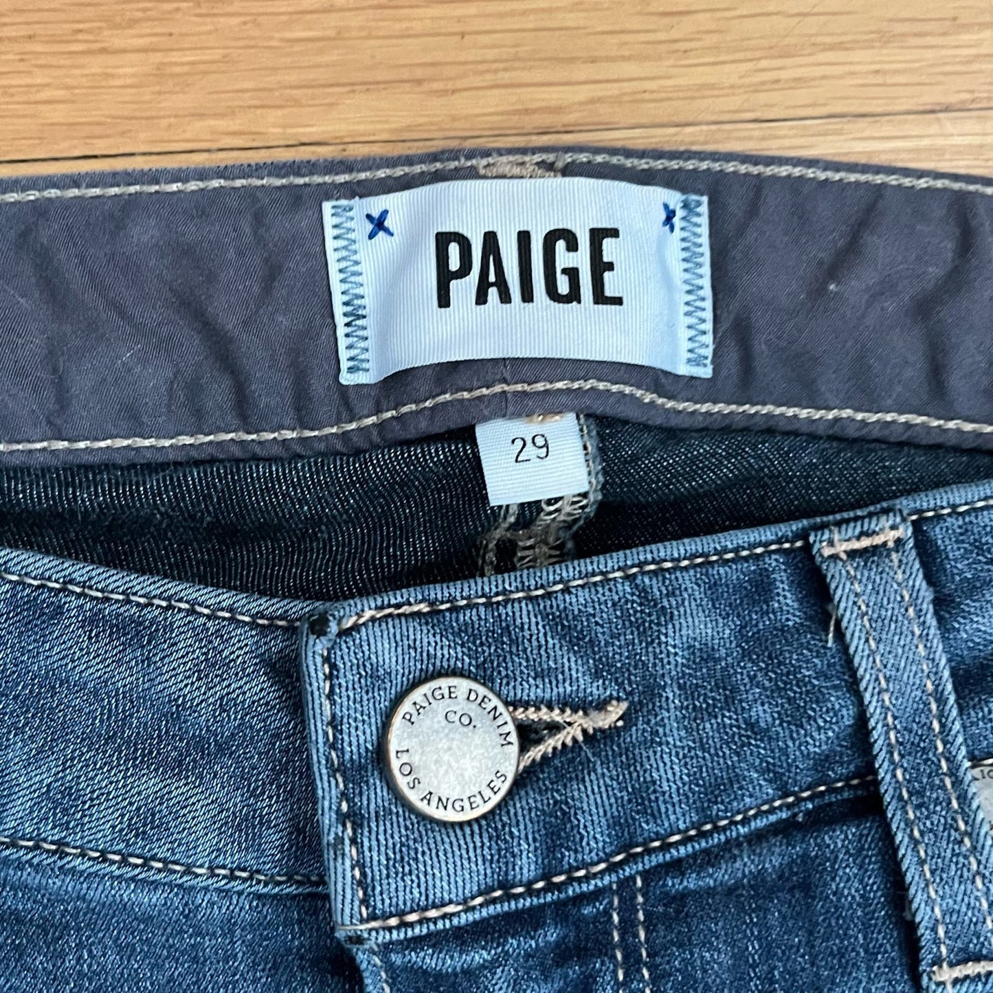 Paige Denim Ankle Zip Skinny Jeans - Size 29