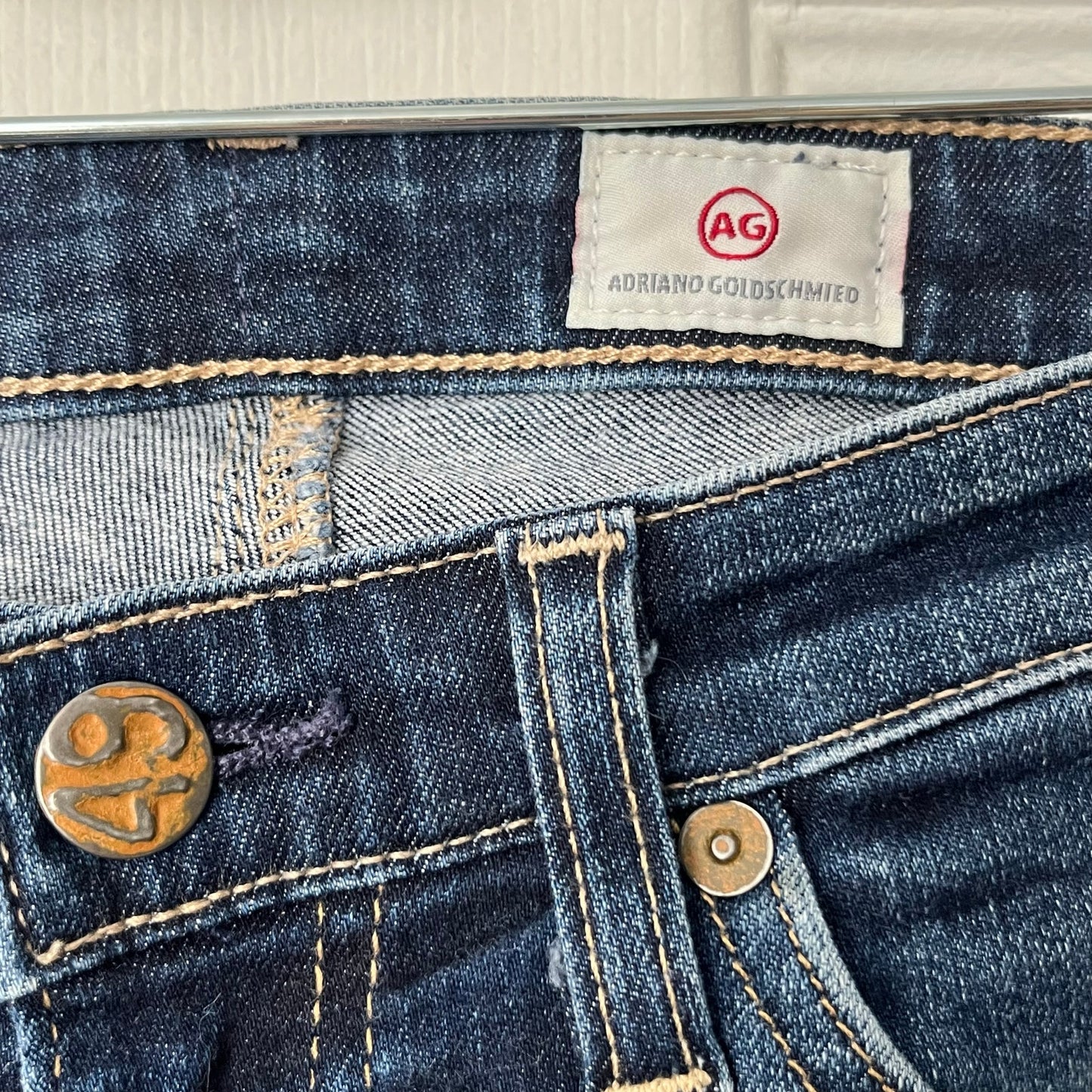 AG Adriano Goldschmied 'The Stilt Roll-Up' Cigarette Roll-Up Jeans - Size 26