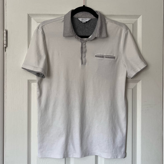 Calvin Klein Body Fit Contrast Collar Polo - Size M