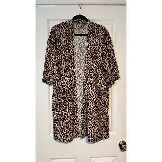 Apt 9 Intimates Leopard Print Robe - Size M