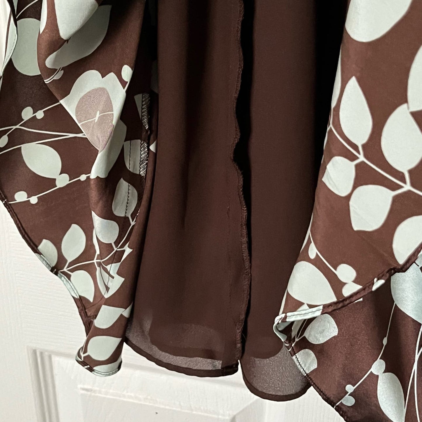 Ted Baker Satin Flower Print Dress - Size 4