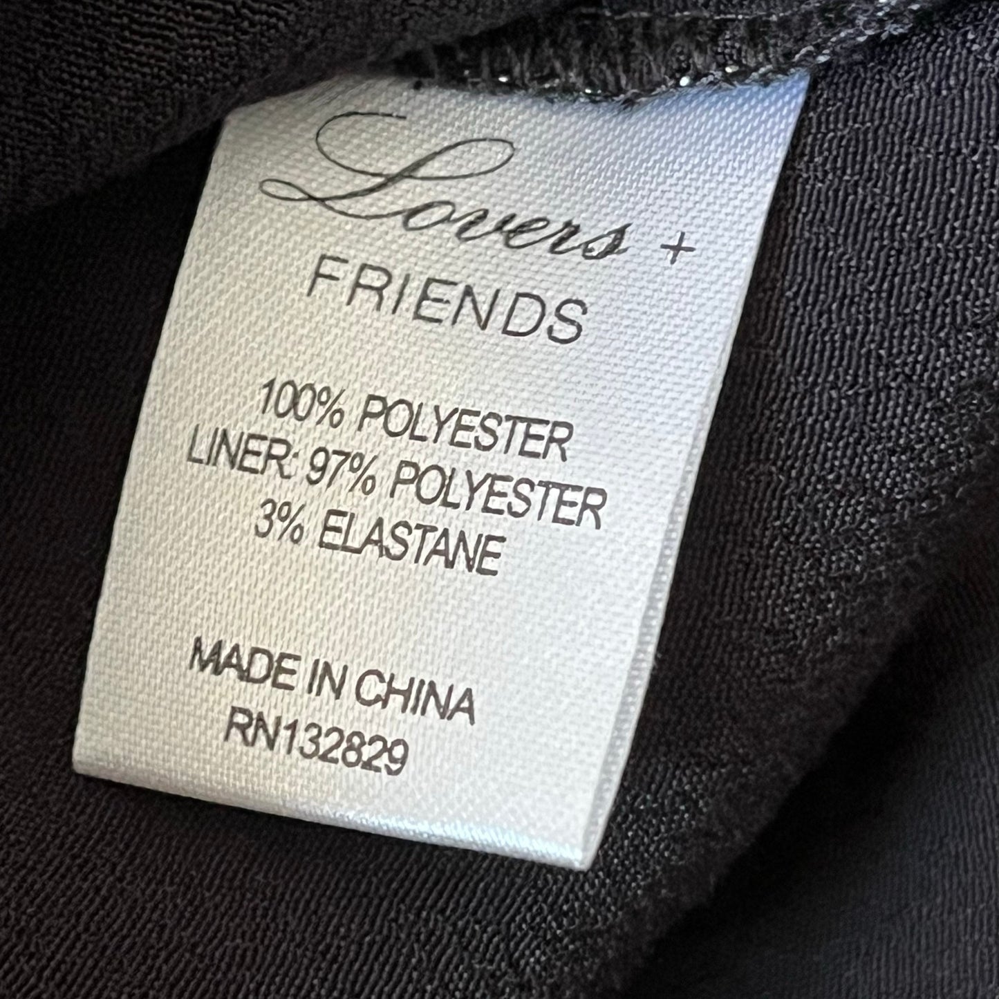 Lovers & Friends Metallic Strappy Top - Size XS