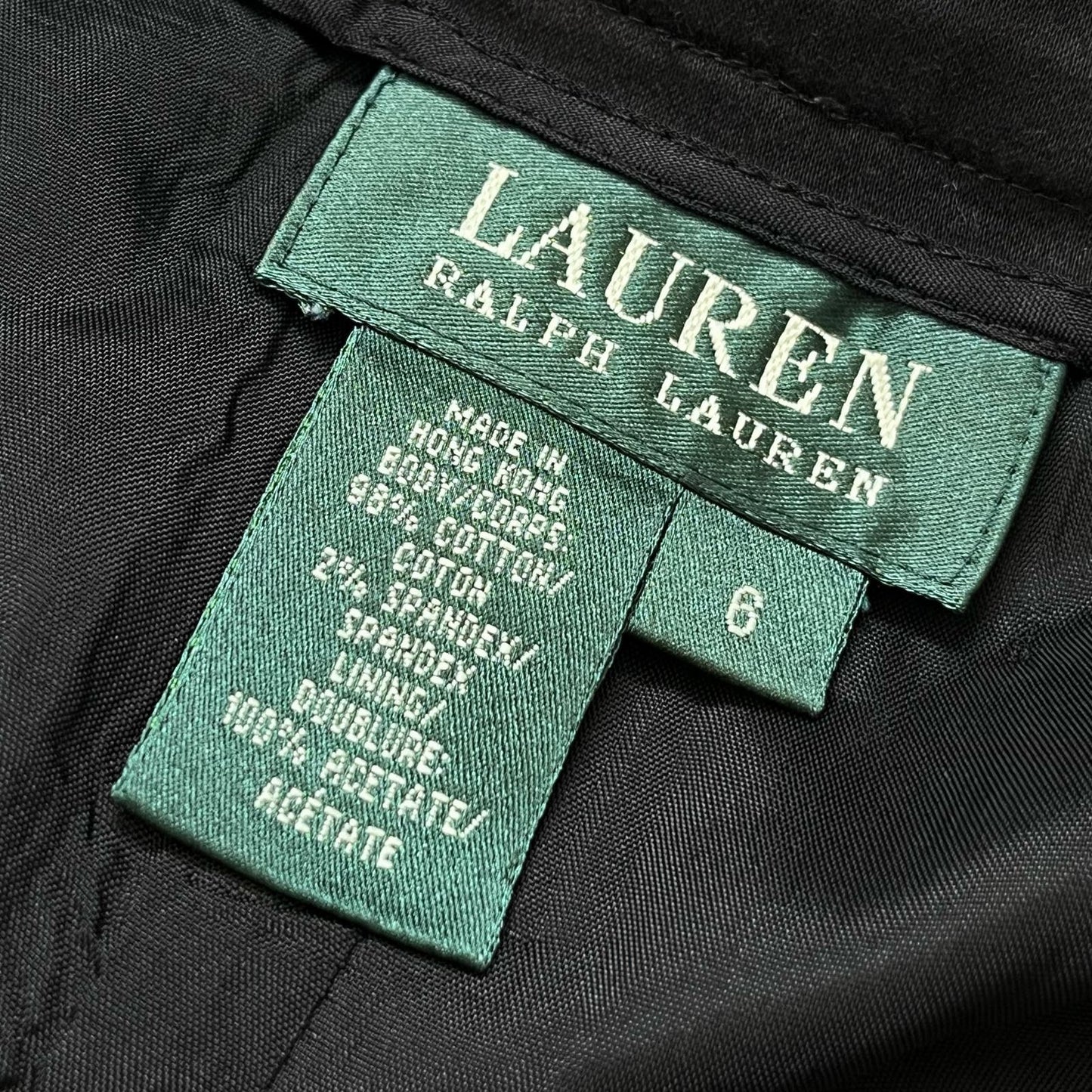 Lauren Ralph Lauren Button Tab Pencil Skirt - Size 6