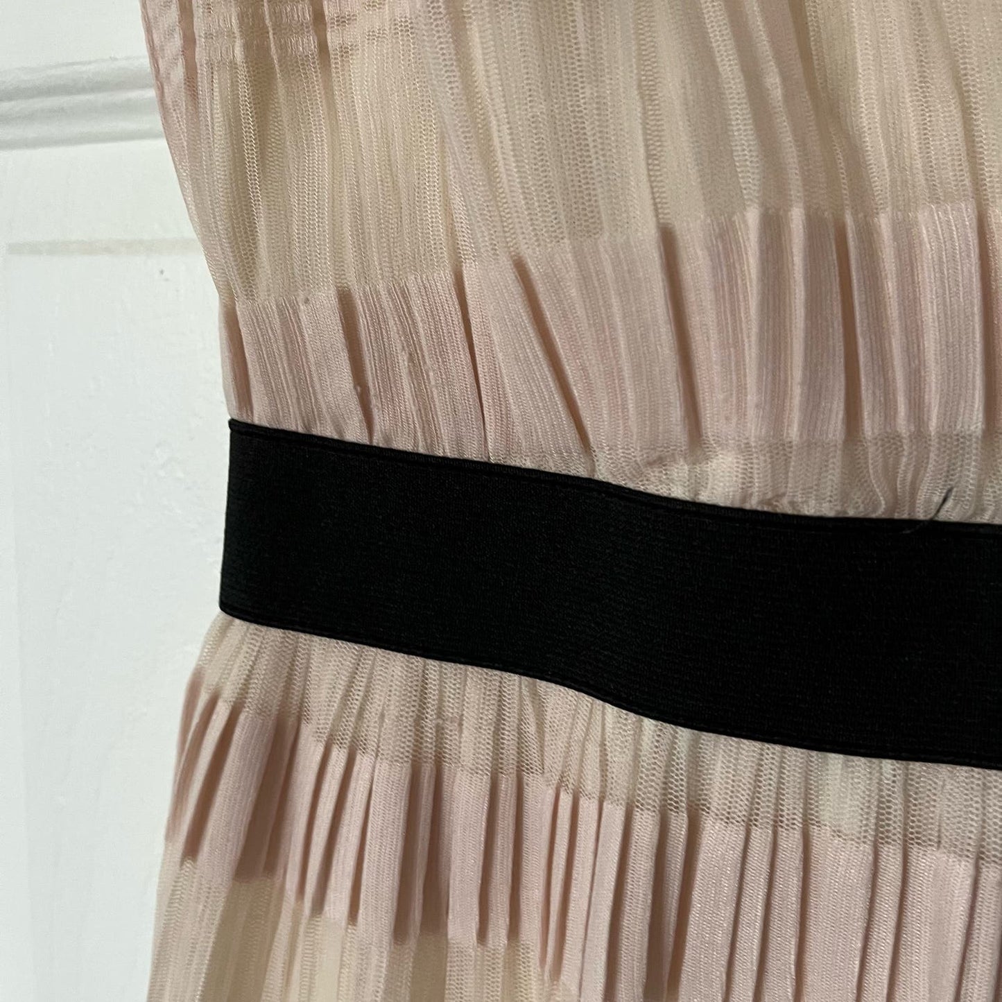 Pim + Larkin Pleated Overlay Dress - Size XS