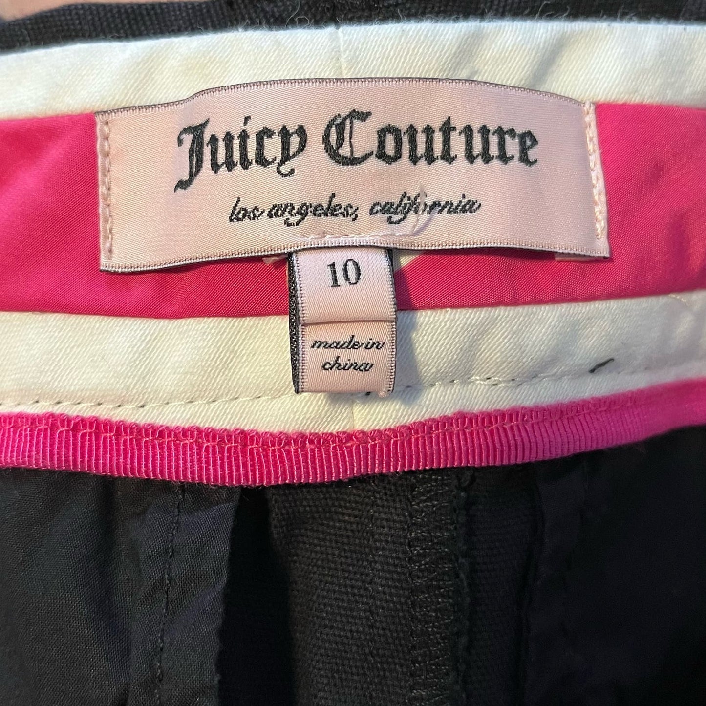 Juicy Couture Side Stripe Slacks - Size 10