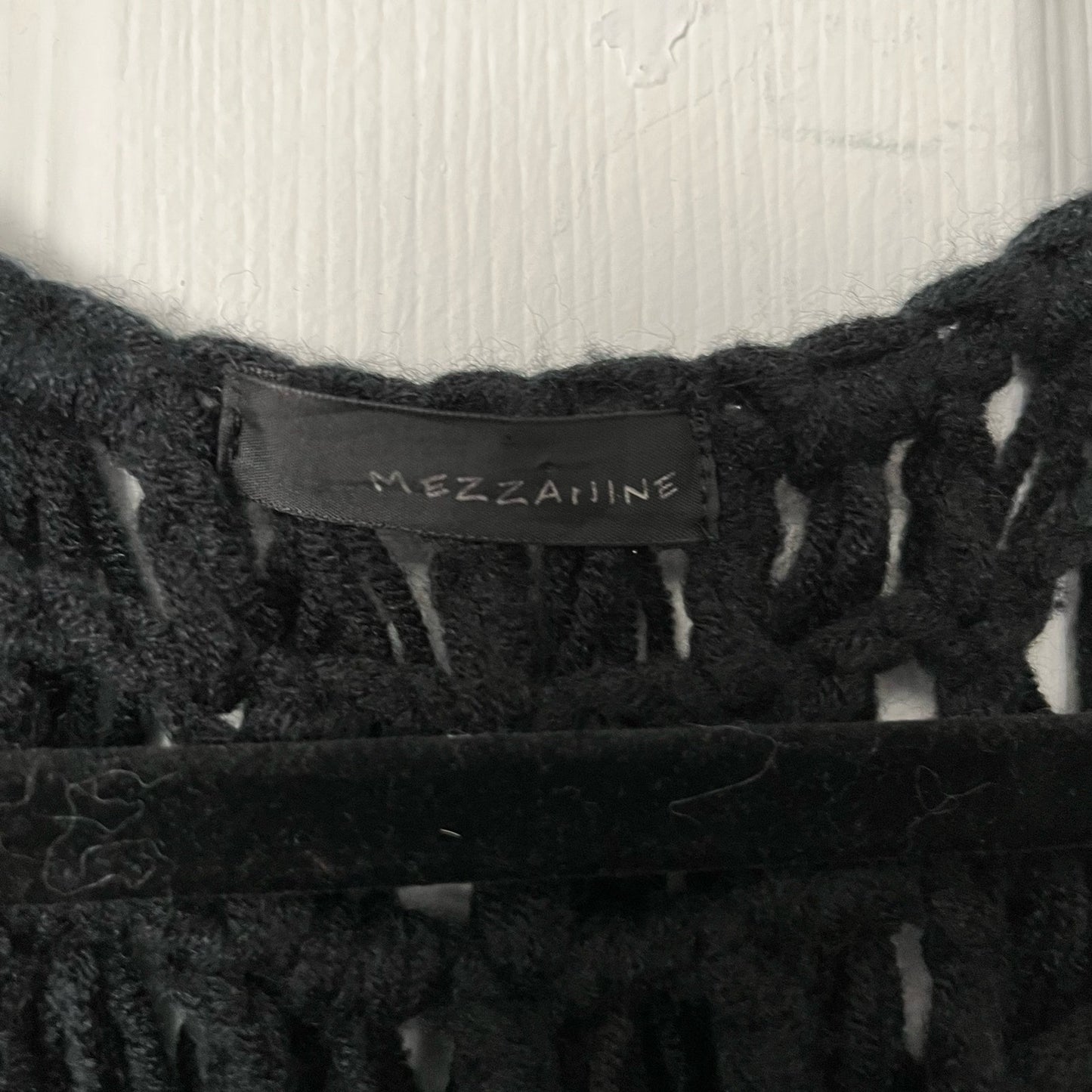 Mezzanine Fringed Open Knit Vest - Size UNKNOWN