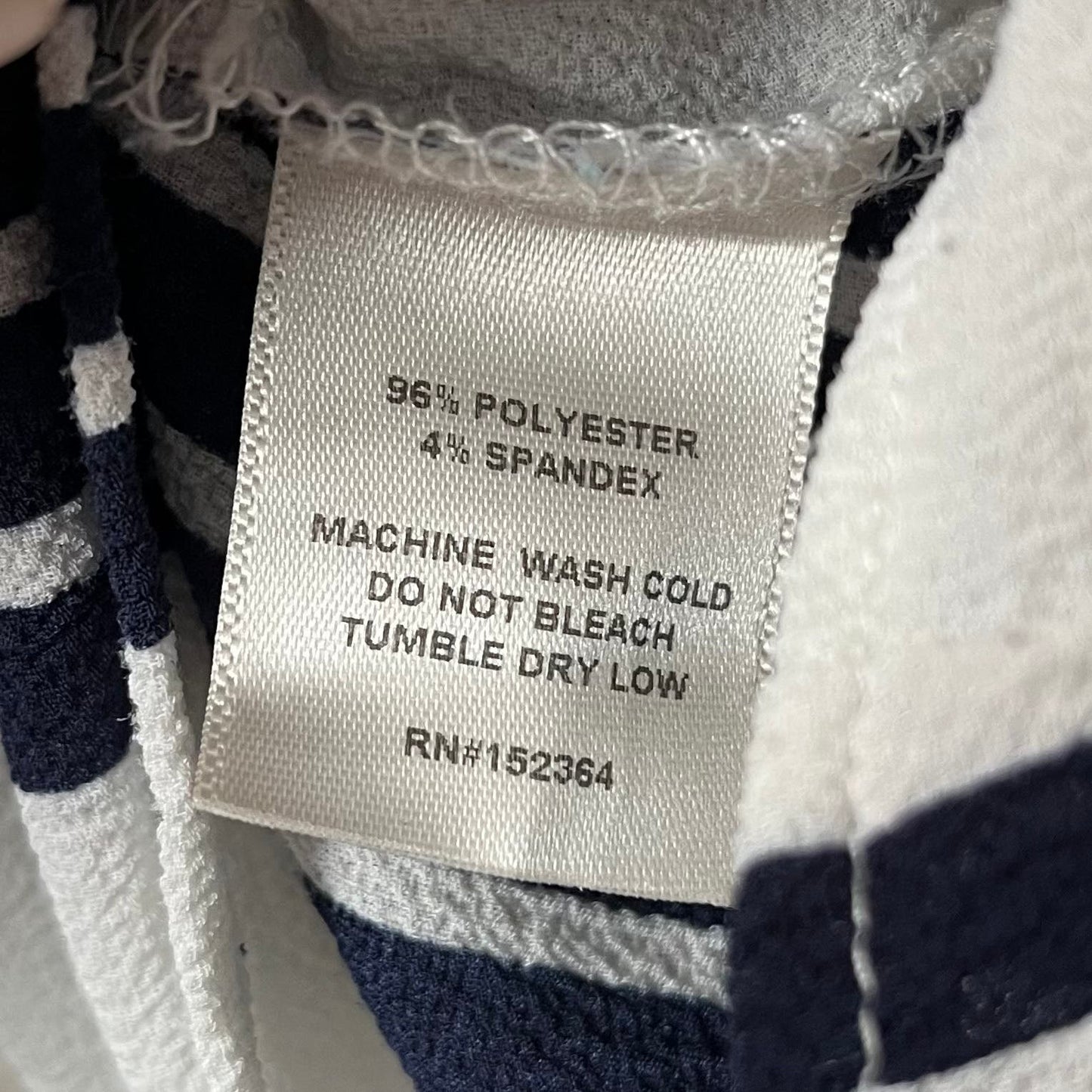 Striped Tie-Waist Top - Size UNKNOWN