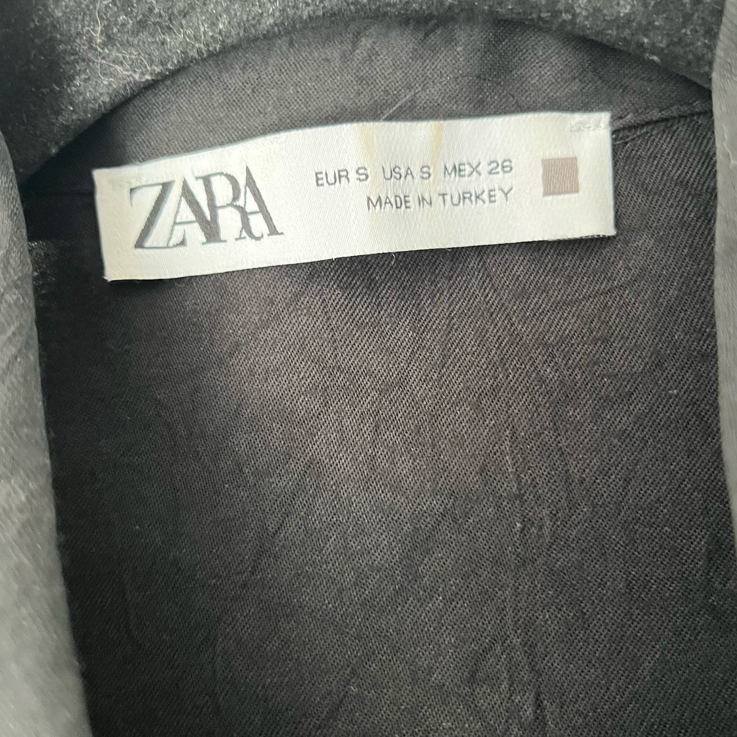 Zara Snap-Front Tie-Waist Blouse - Size S