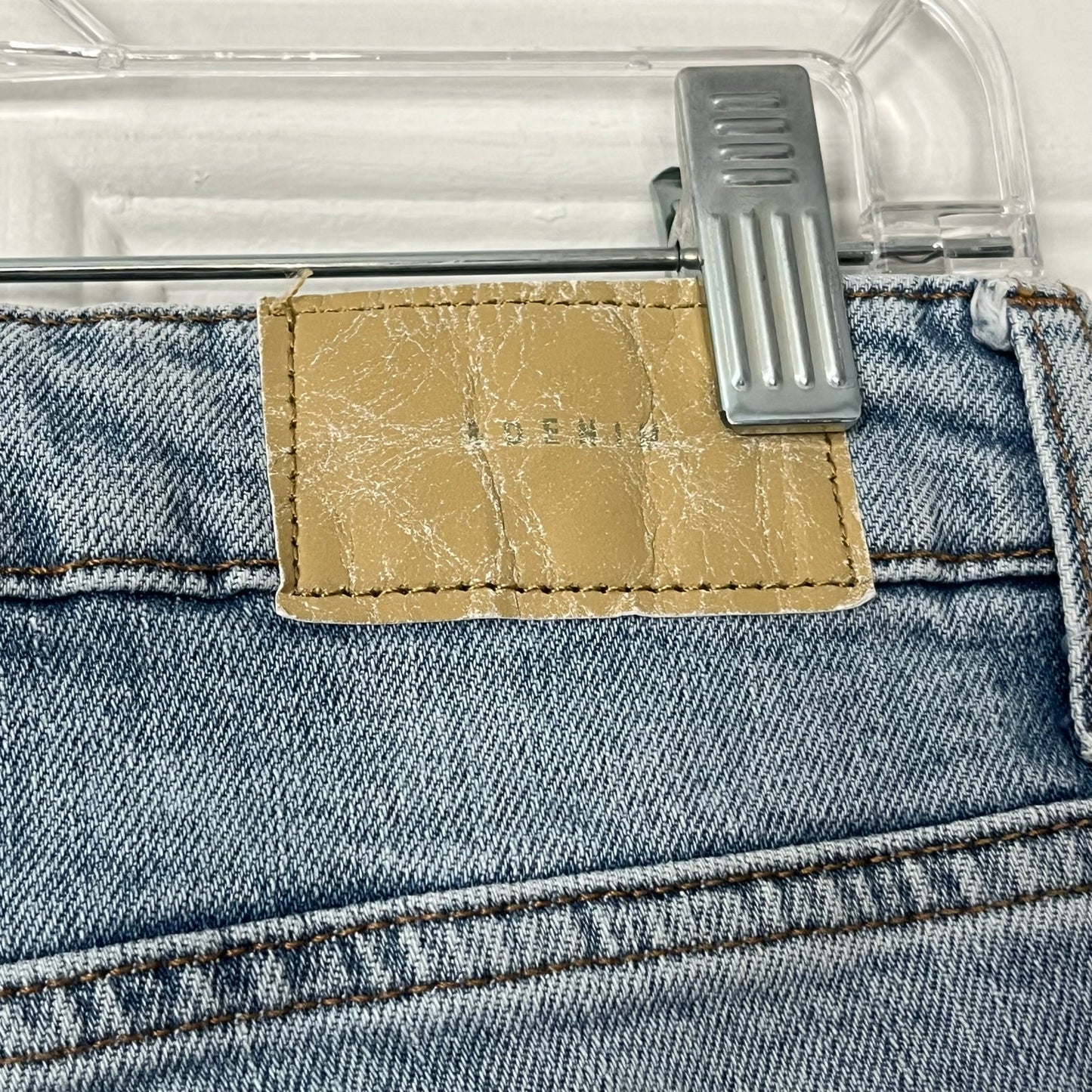 H&M &denim Knee-Length Denim Cutoff Skirt - Size 8
