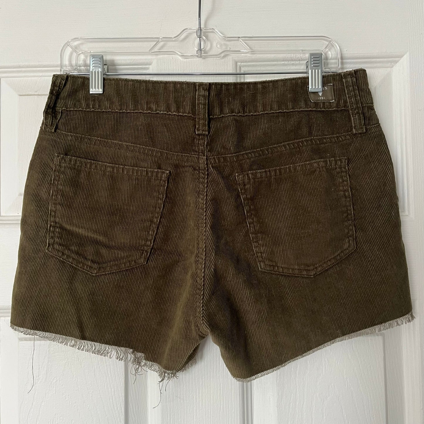 Guess Studded Corduroy Cutoff Shorts - Size 27