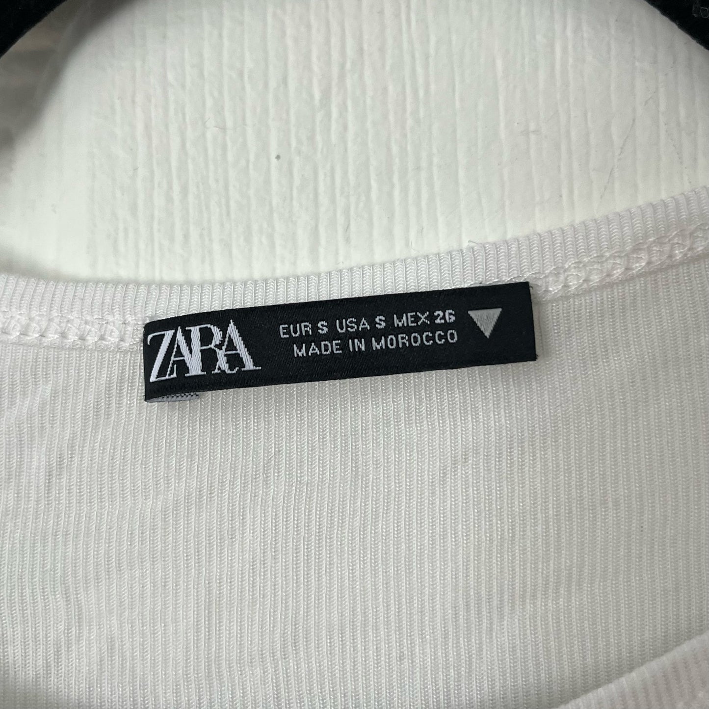 Zara Super Soft Ribbed Long Sleeve Tee - Size S