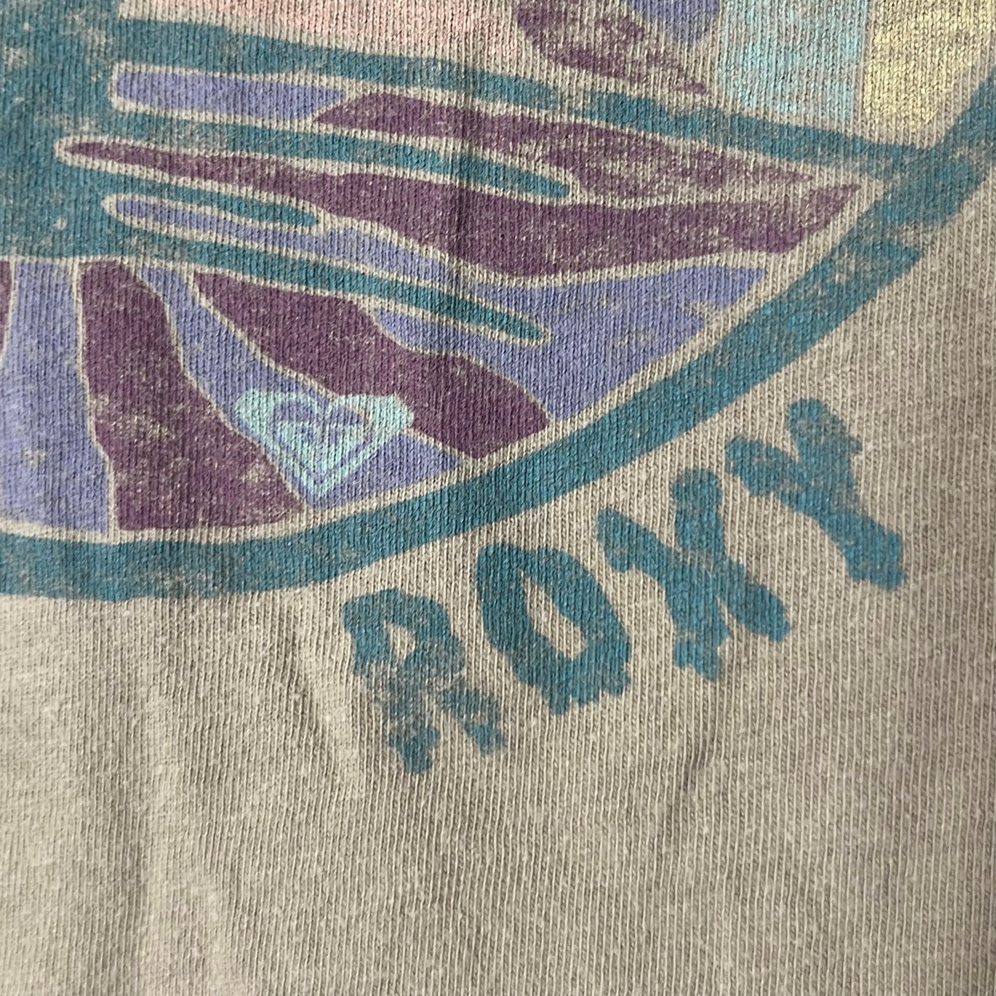 Roxy Cactus Graphic Rolled-Hem Tee - Size S