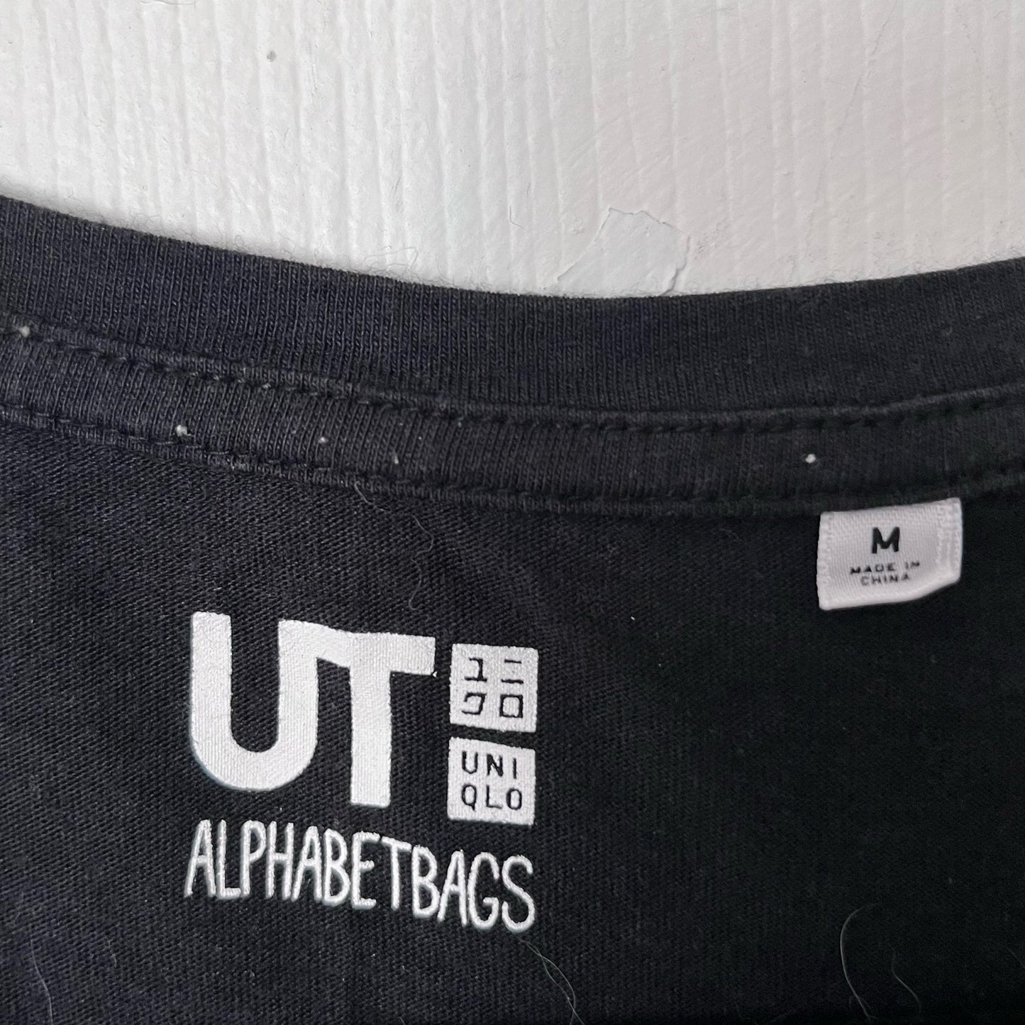 Uniqlo Alphabetbags 'A' T-Shirt - Size M