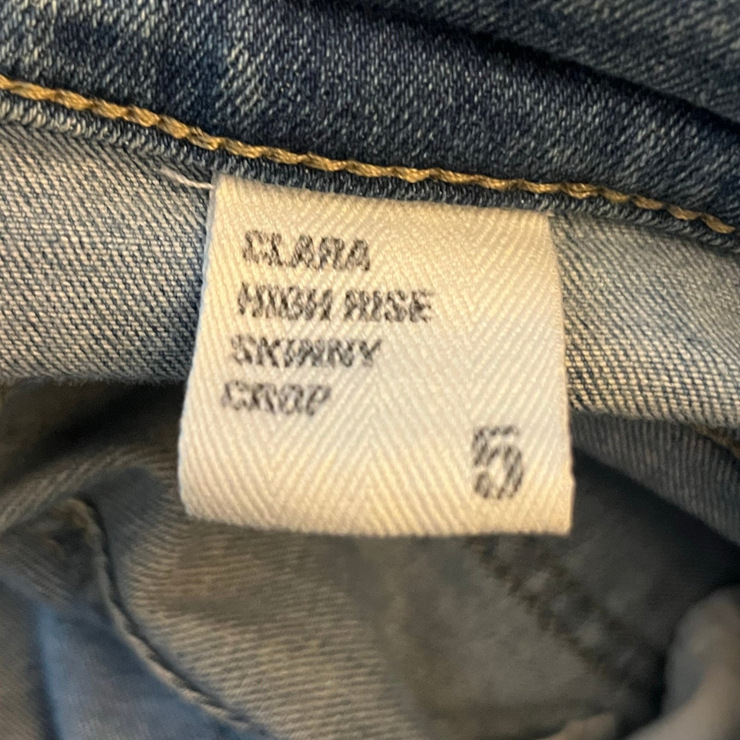 Eunina Clara High Rise Skinny Crop Jeans - Size 5