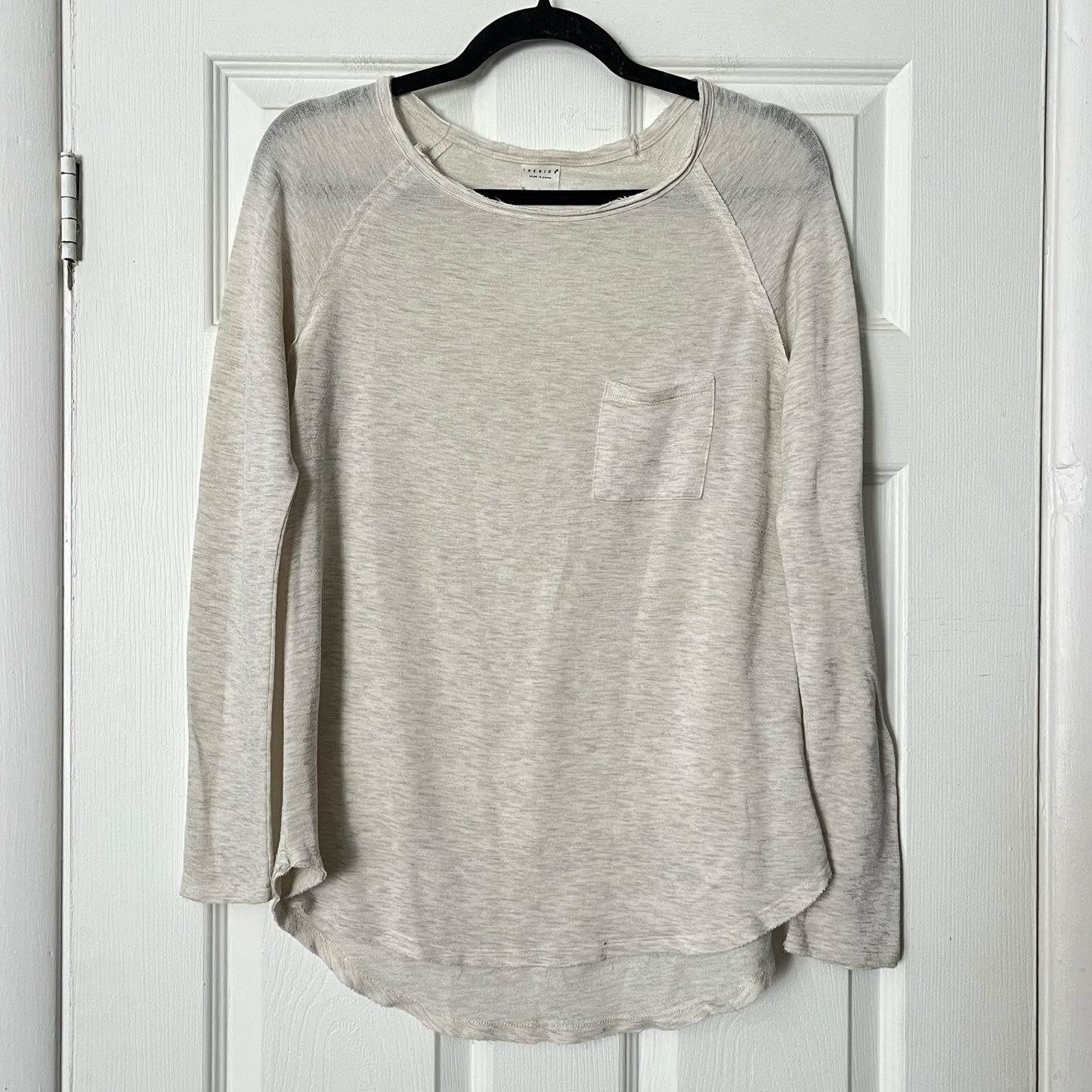 Tresics Raw Edge Pocket Tee - Size S