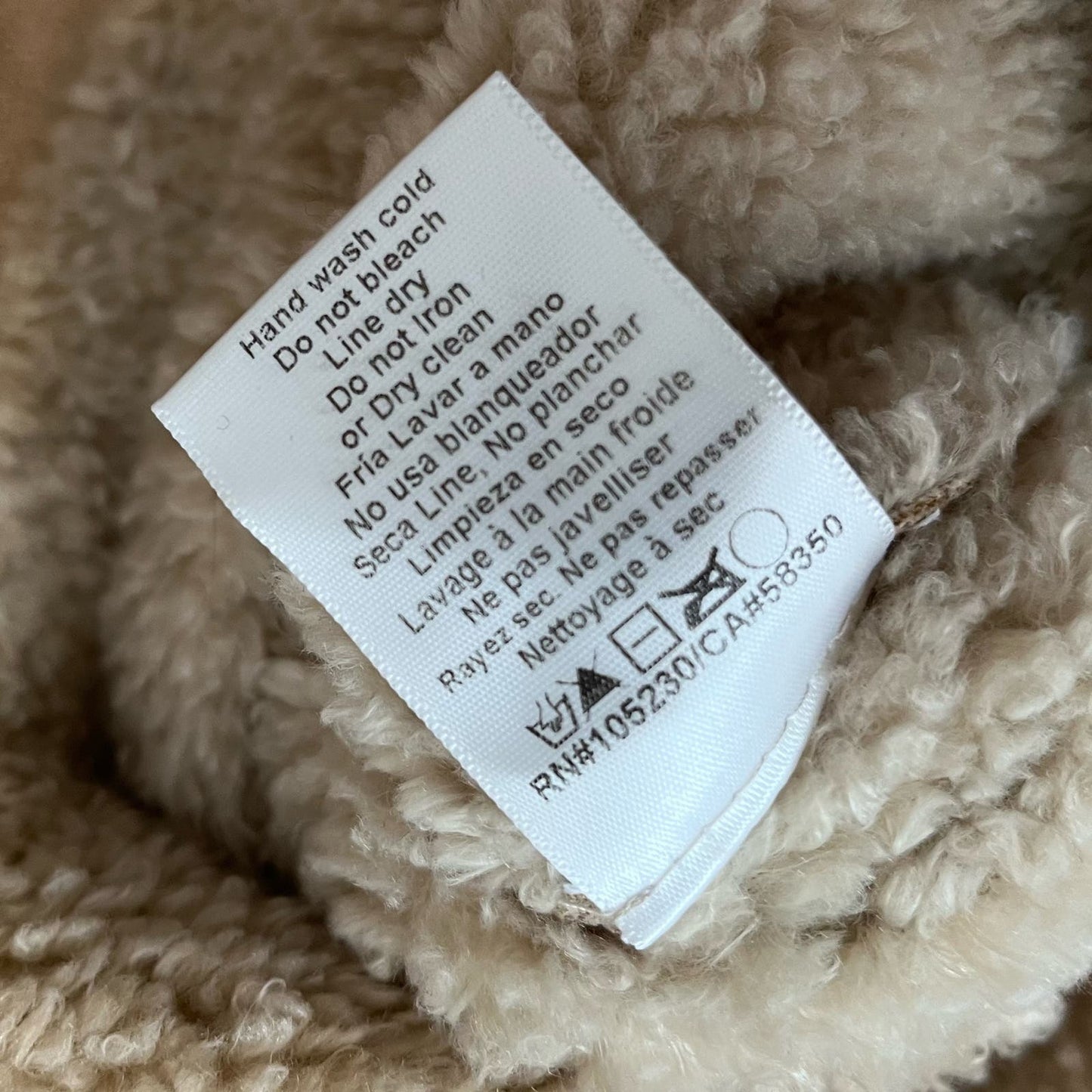 Current/Elliott Sherpa Jacket - Size S/M*