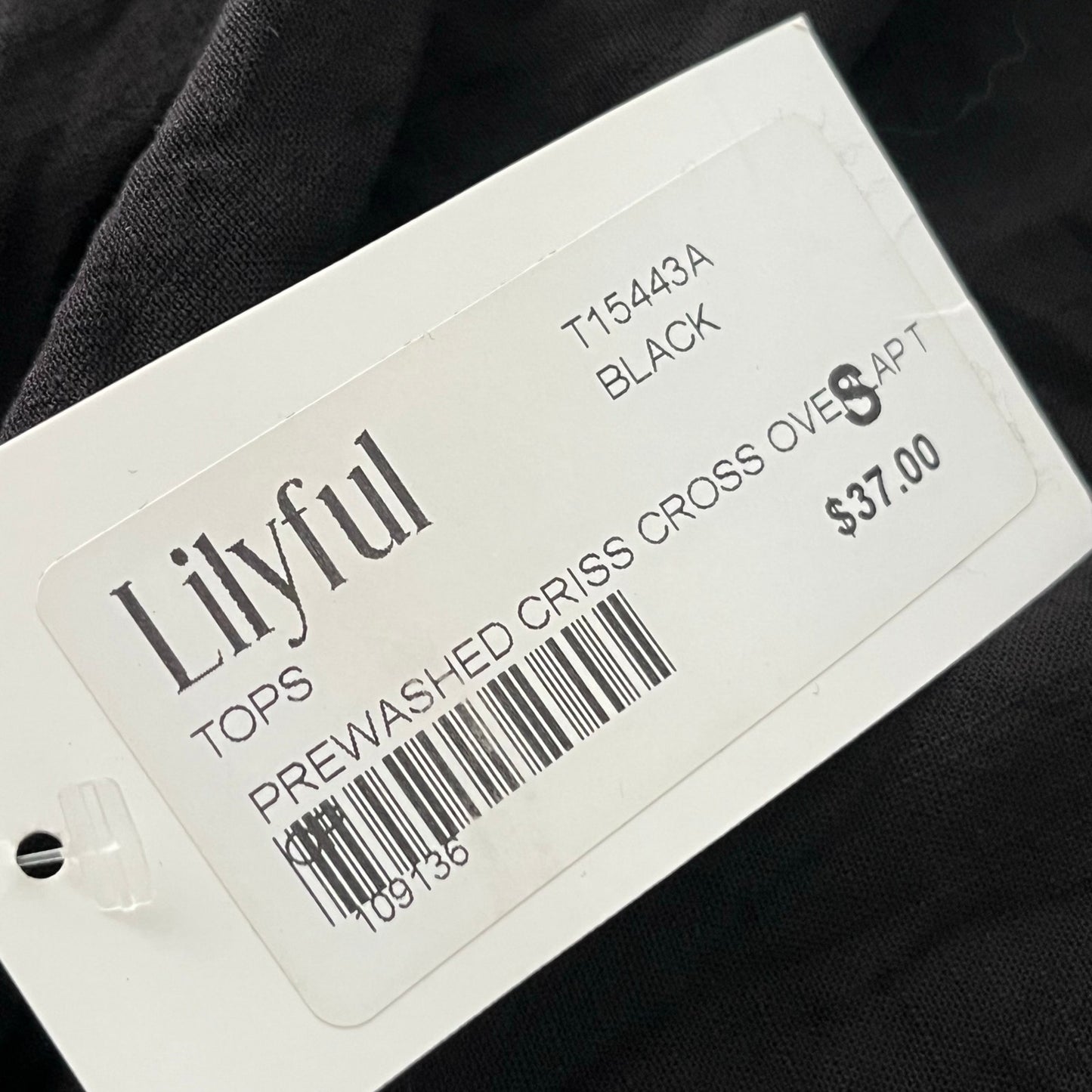 Lilyful Criss-Cross Top - Size S - NWT