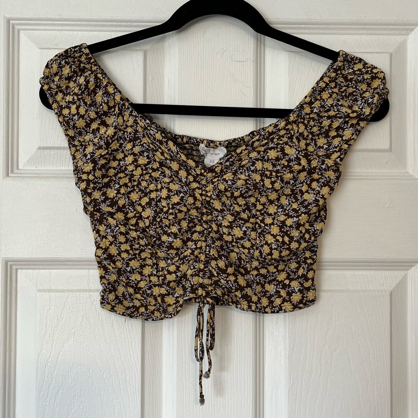 Japna Ruched Front Smocked Back Top - Size XS