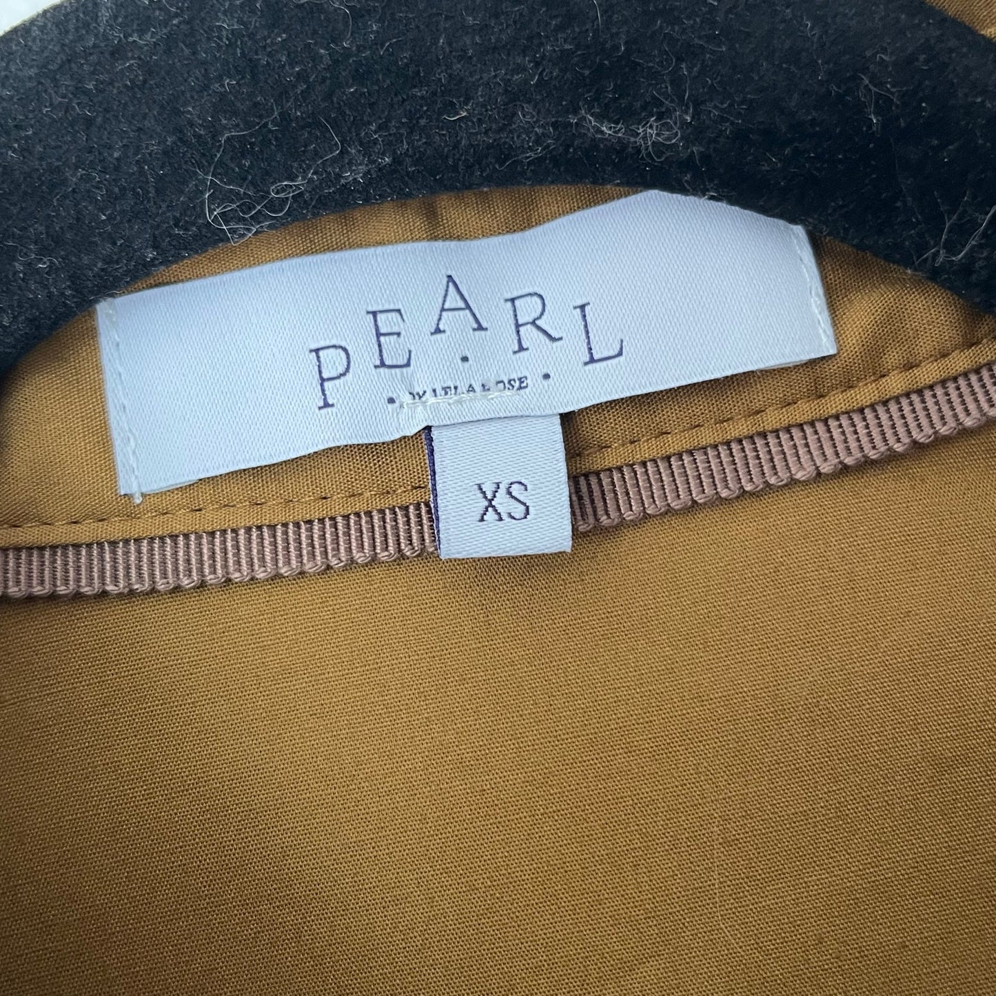 Pearl by Lela Rose Pinstripe-Back Button-Front Shirt - Size XS - NWOT