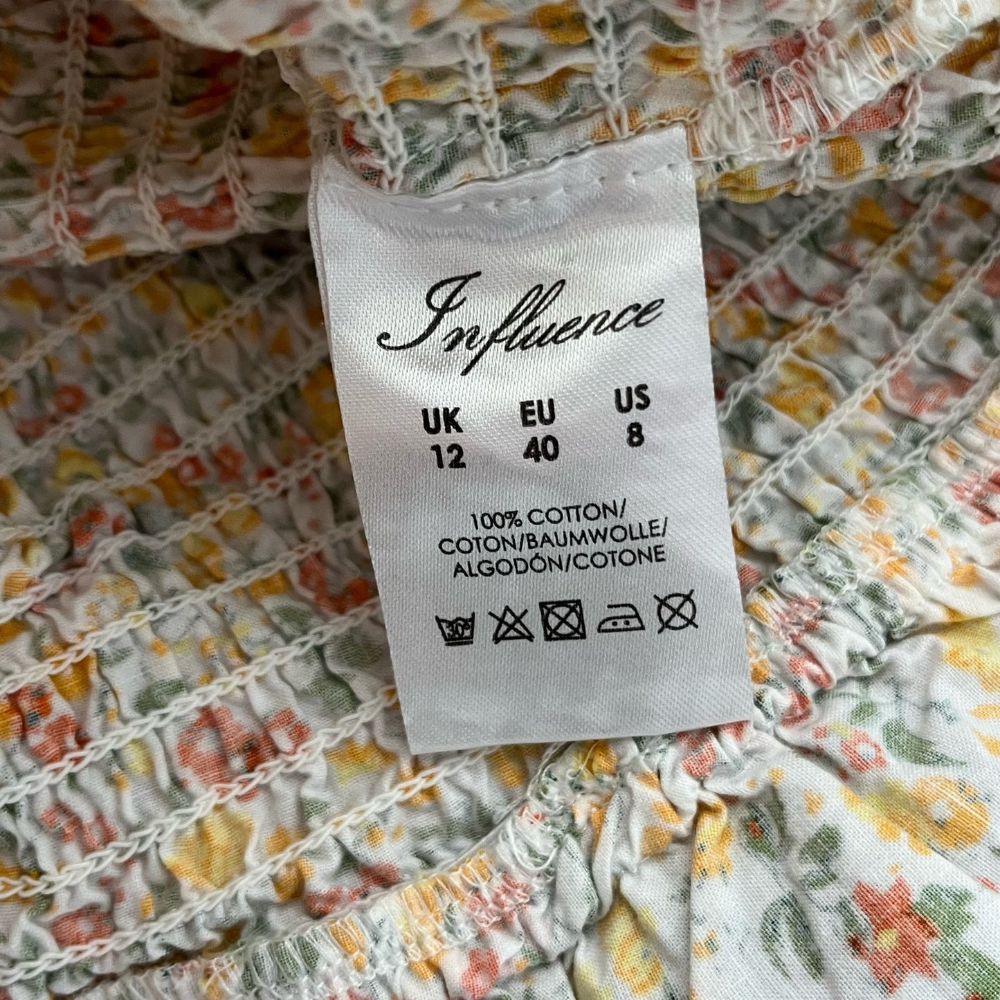 Influence Off-Shoulder Floral Dress - Size 12