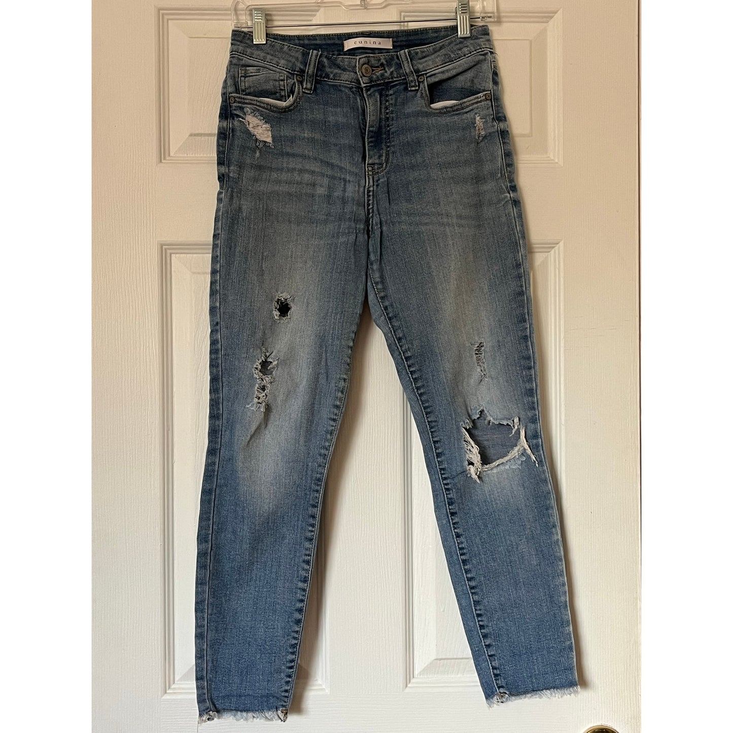 Eunina Clara High Rise Skinny Crop Jeans - Size 5