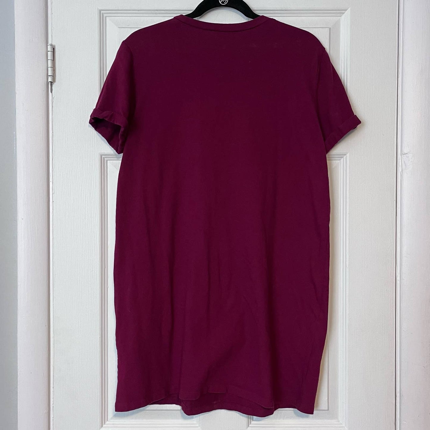 Forever 21 Lace-Front T-Shirt Dress - Size L