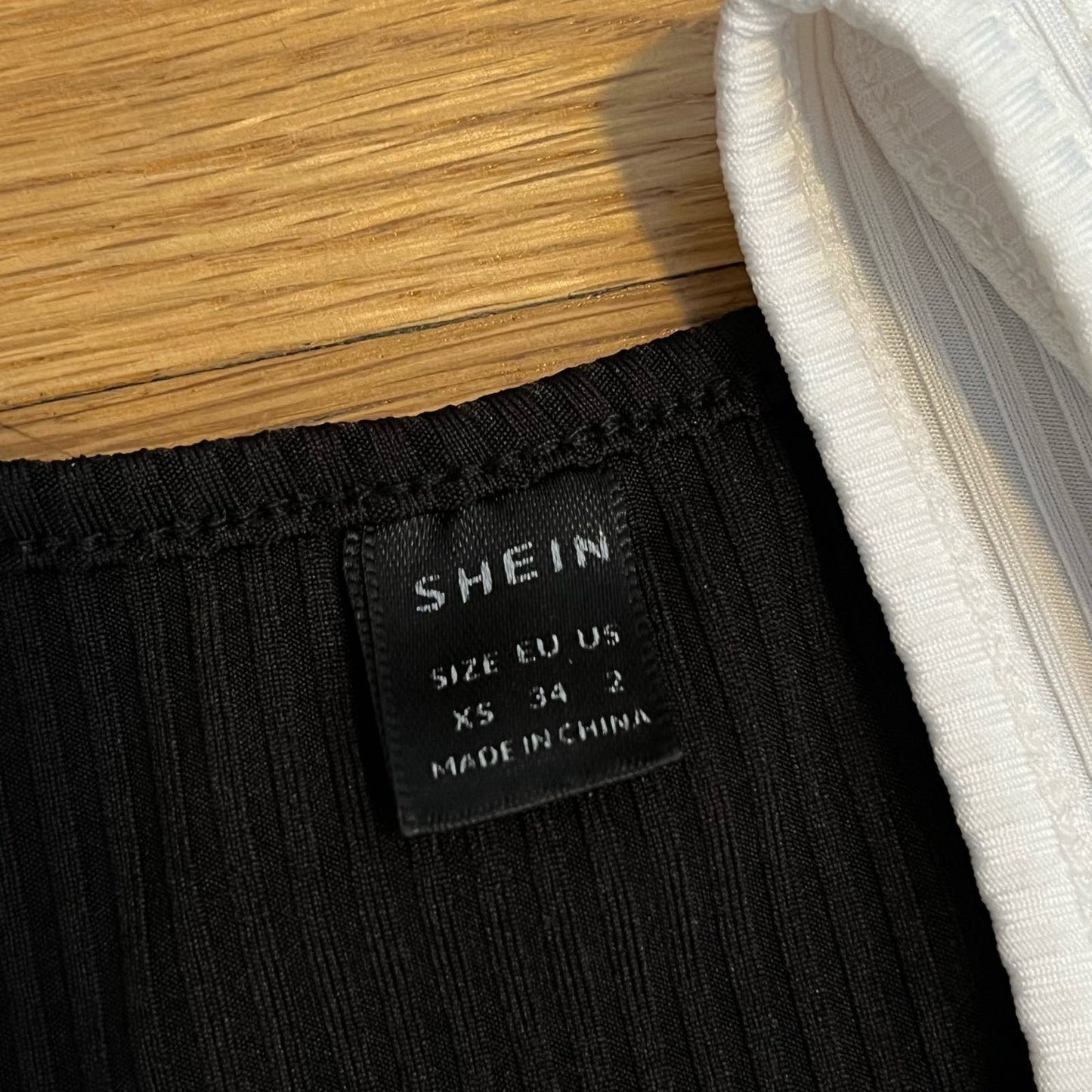 Shein Ribbed Crop Tops x2 - Size XS