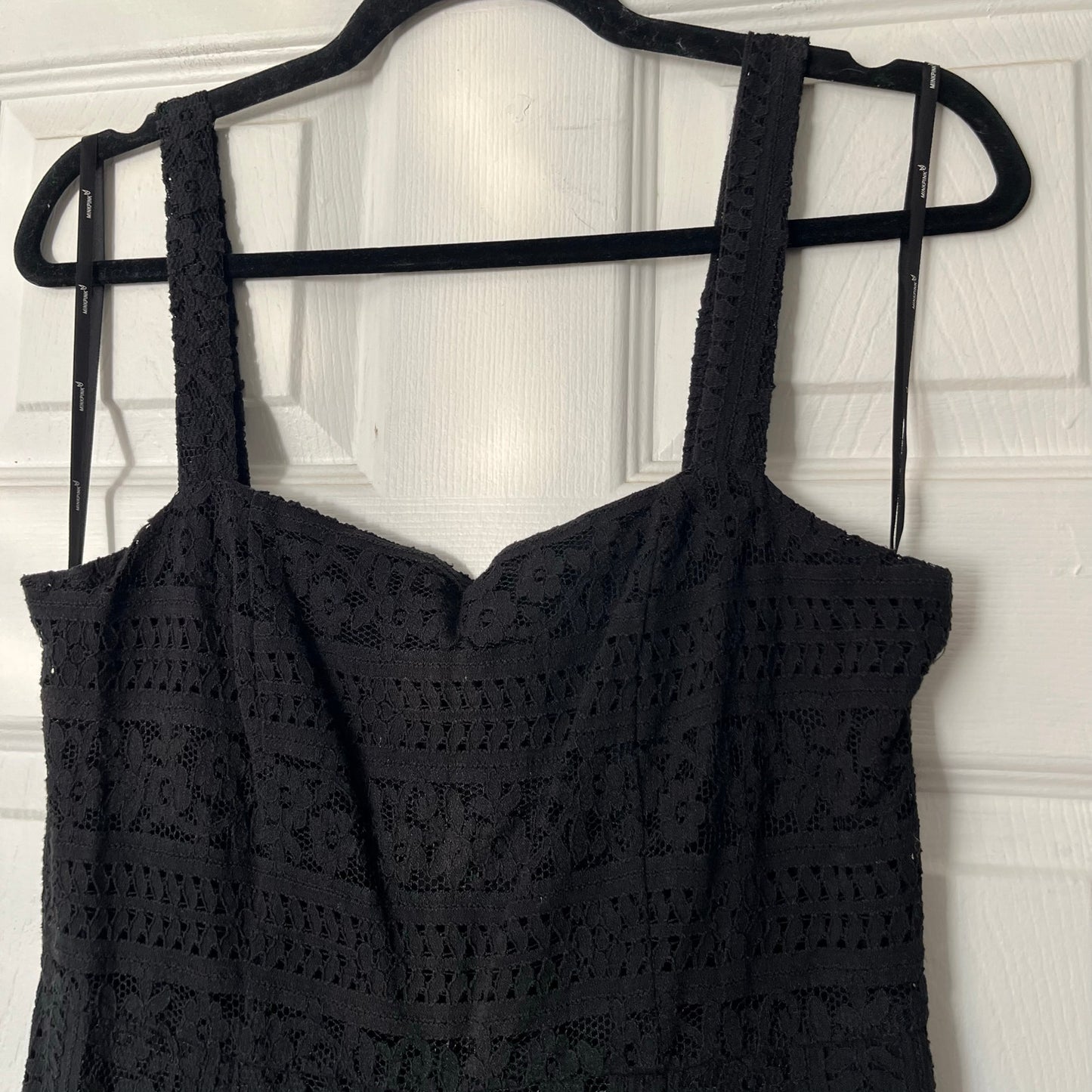 Minkpink Lace Overlay Cropped Leg Jumpsuit - Size M