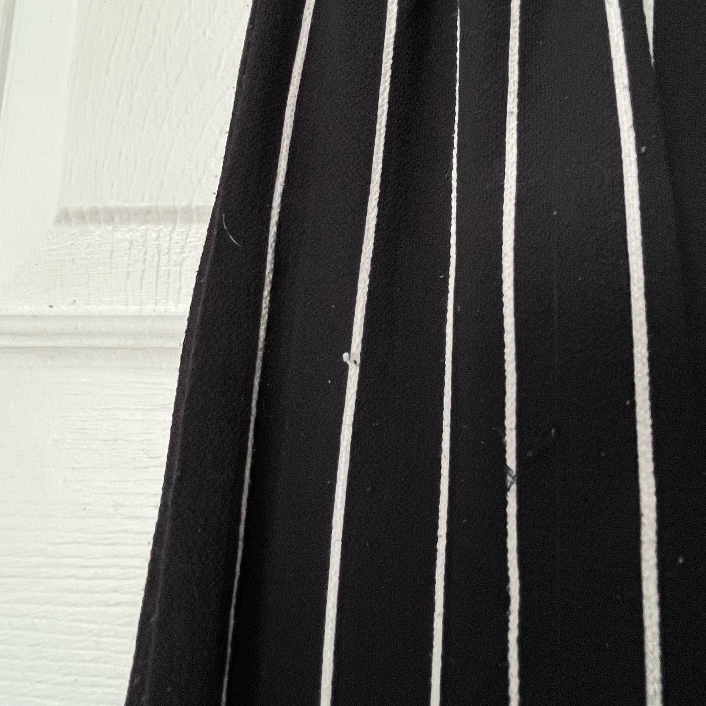 Mind Code Super Wide Leg Striped Pants - Size S