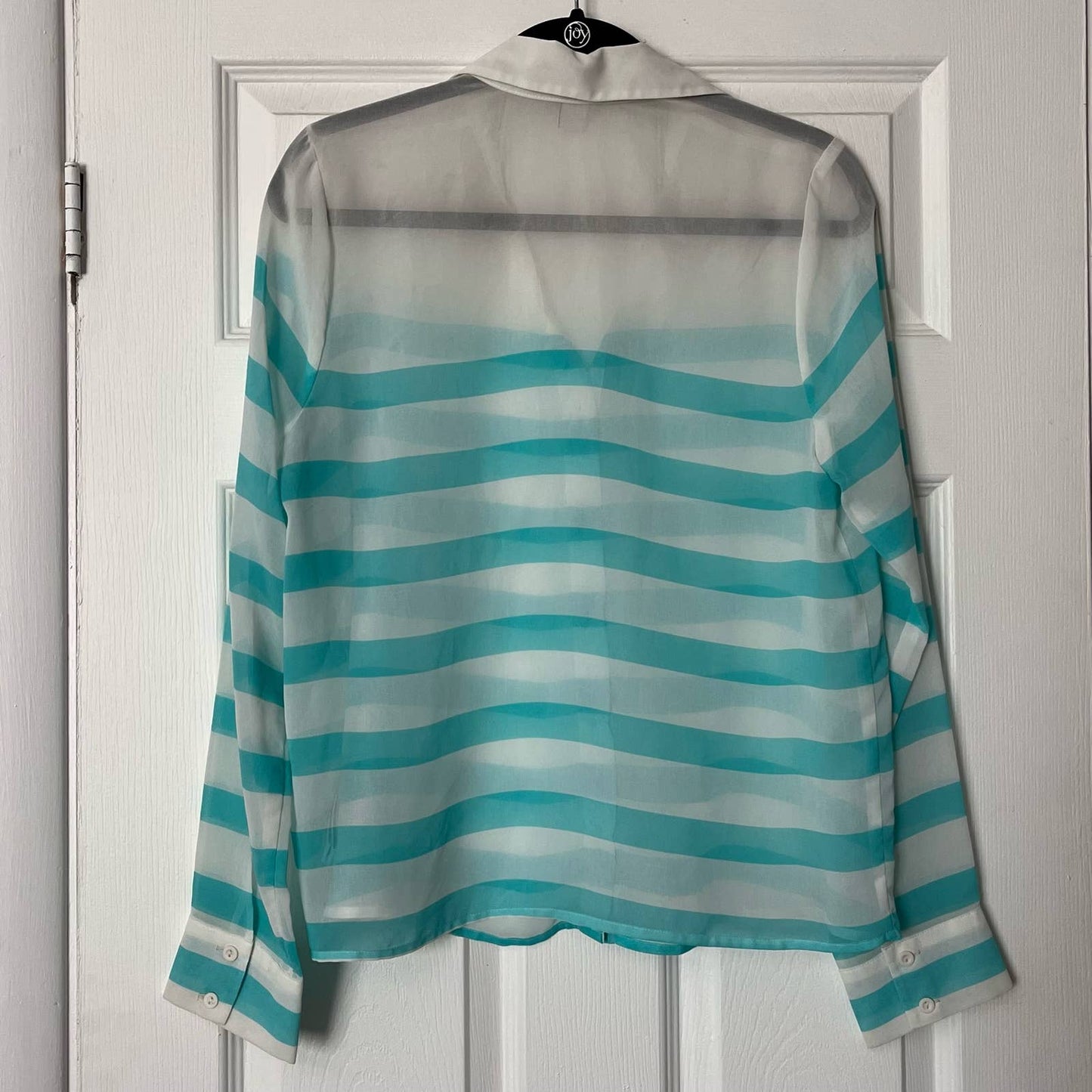 Forever 21 Striped Button-Down Blouse - Size L