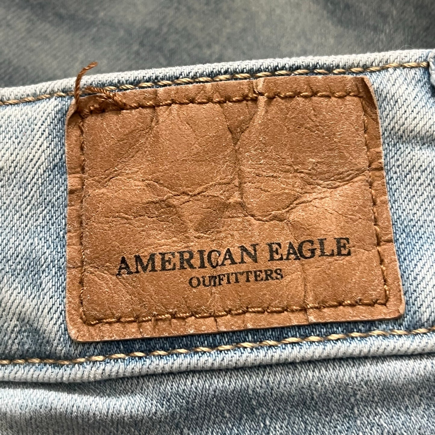 American Eagle Outfitters Next Level Stretch Cuffed Denim Shorts - Size 8