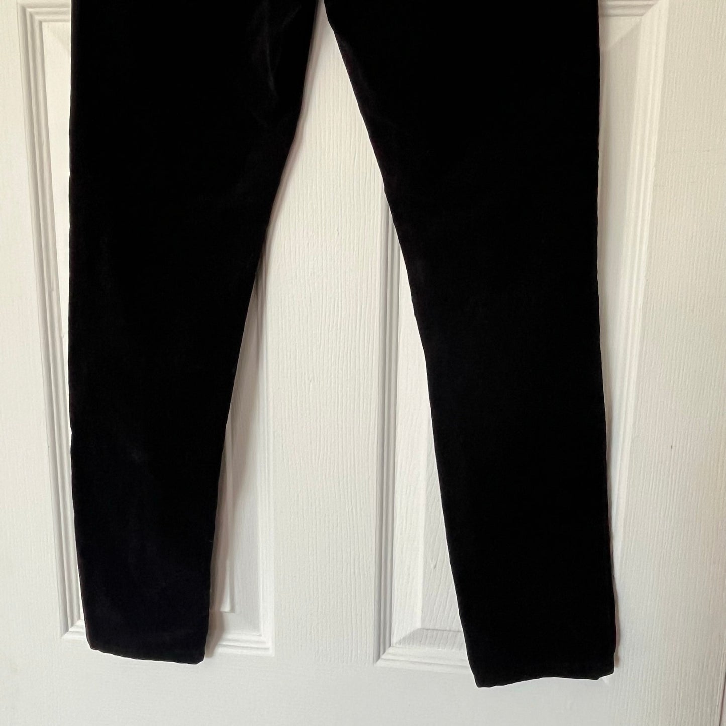 AG Adriano Goldschmied The Legging Super Skinny Velour Jeans - Size 27R