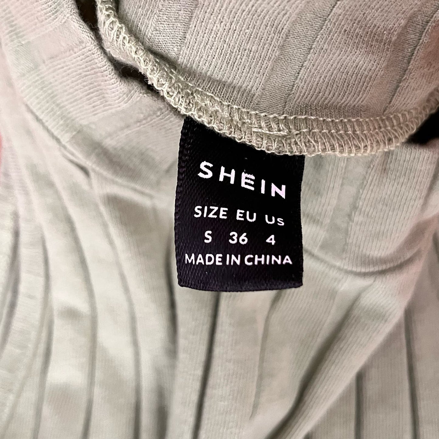 Shein Ribbed Bodysuit - Size S