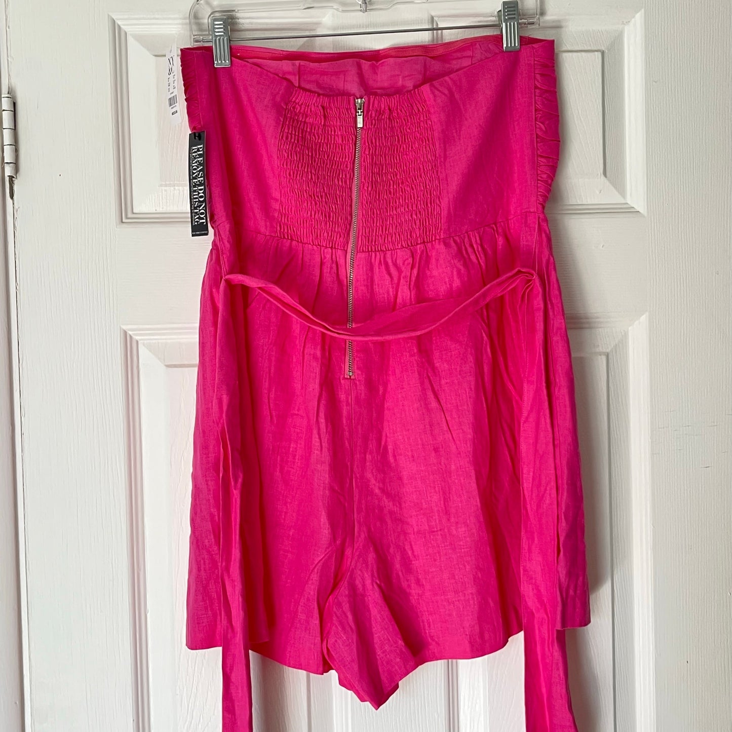 NY&C Strapless Pleated Bodice Romper - Size M - NWT