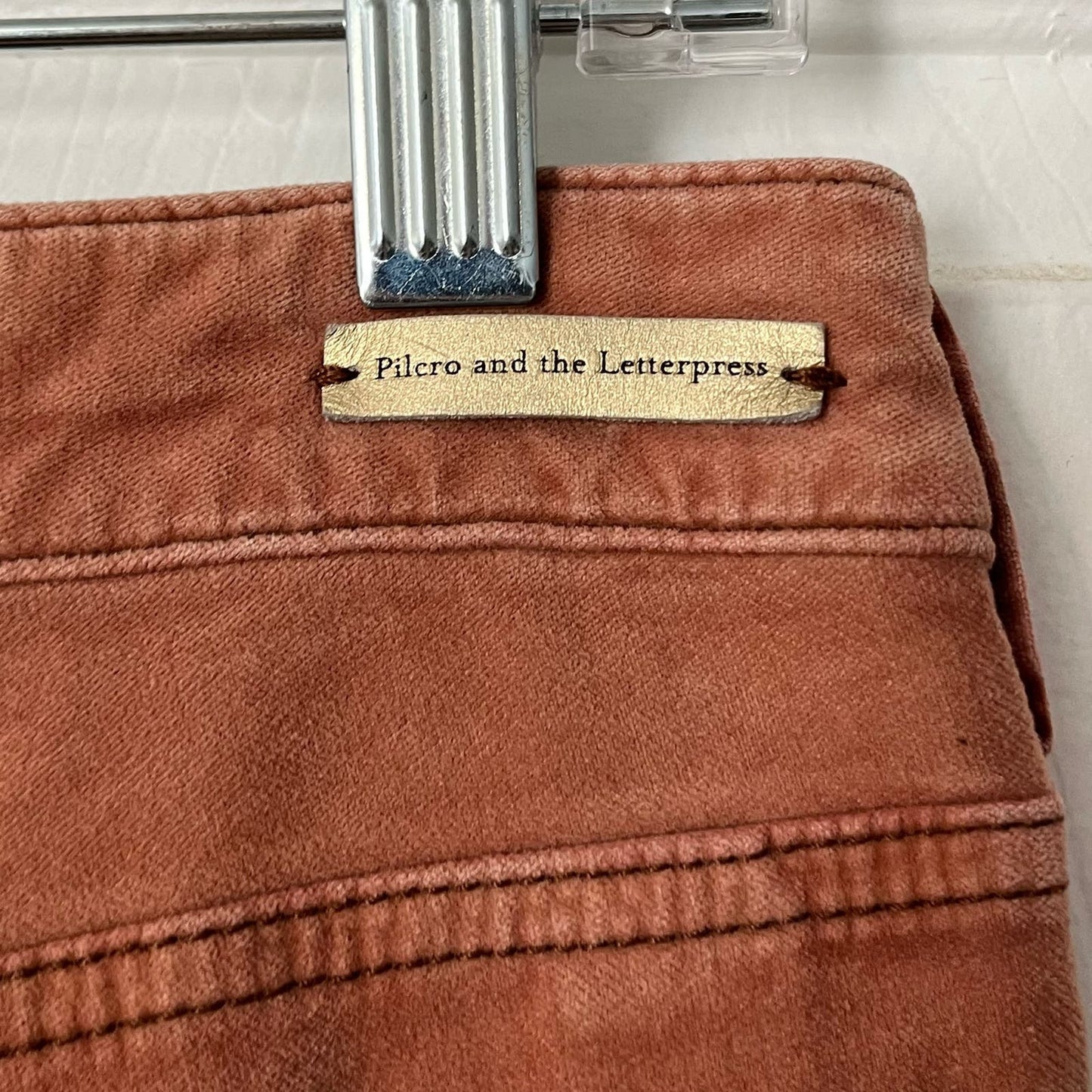 Pilcro and the Letterpress Velvet Finish Ankle Pants - Size UNKNOWN