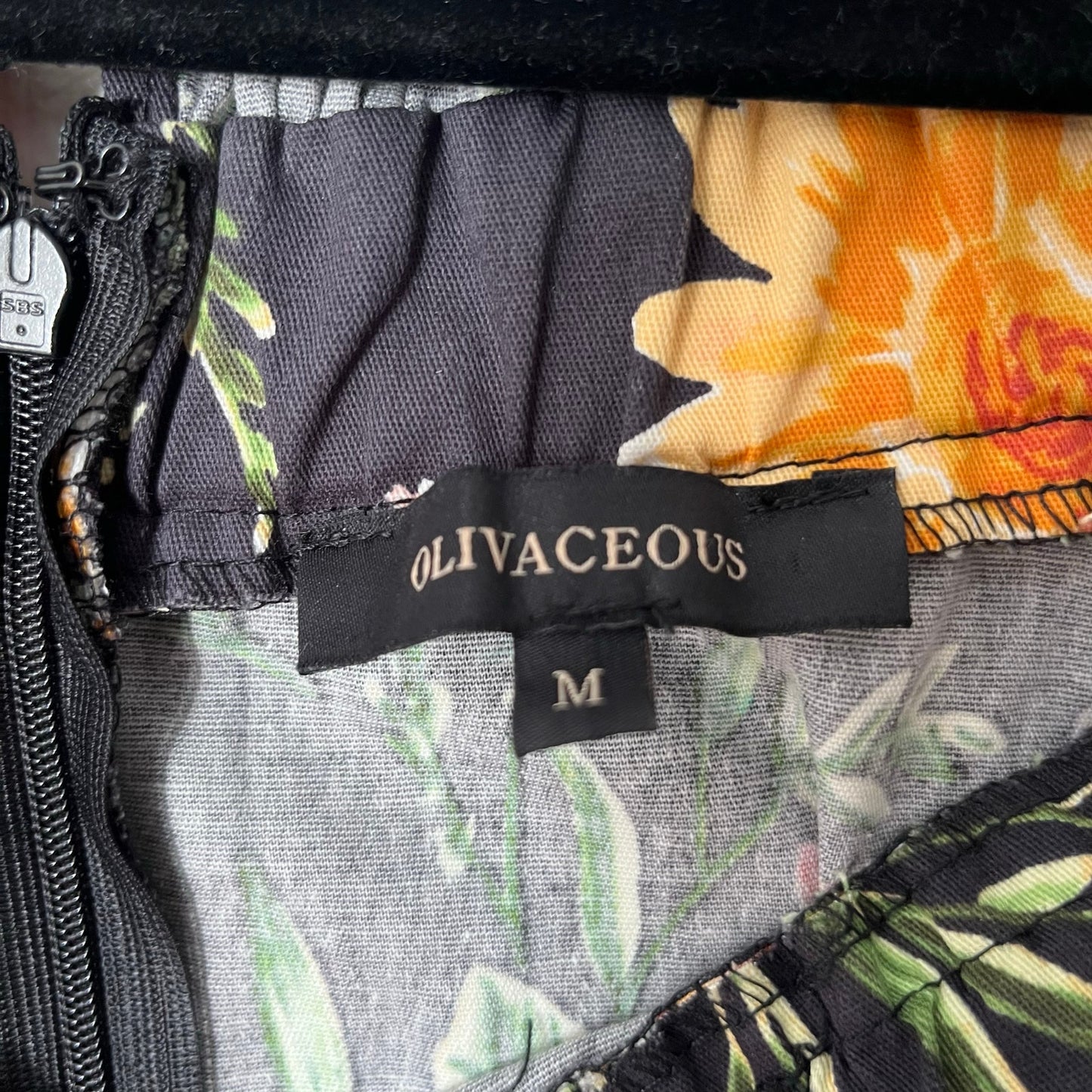 Olivacious Floral Dress - Size M