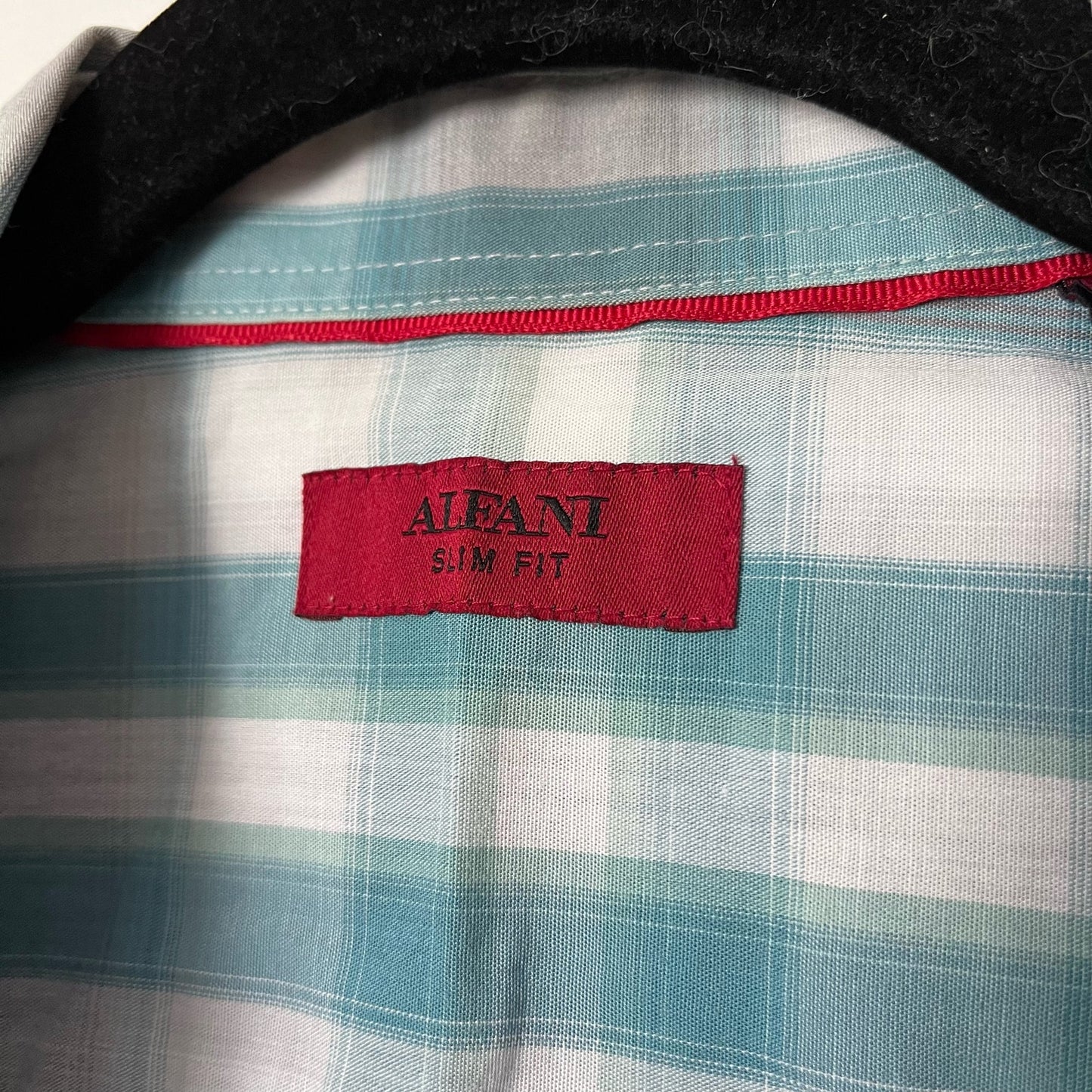 Alfani Slim Fit Plaid Button-Down Shirt - SIze XL