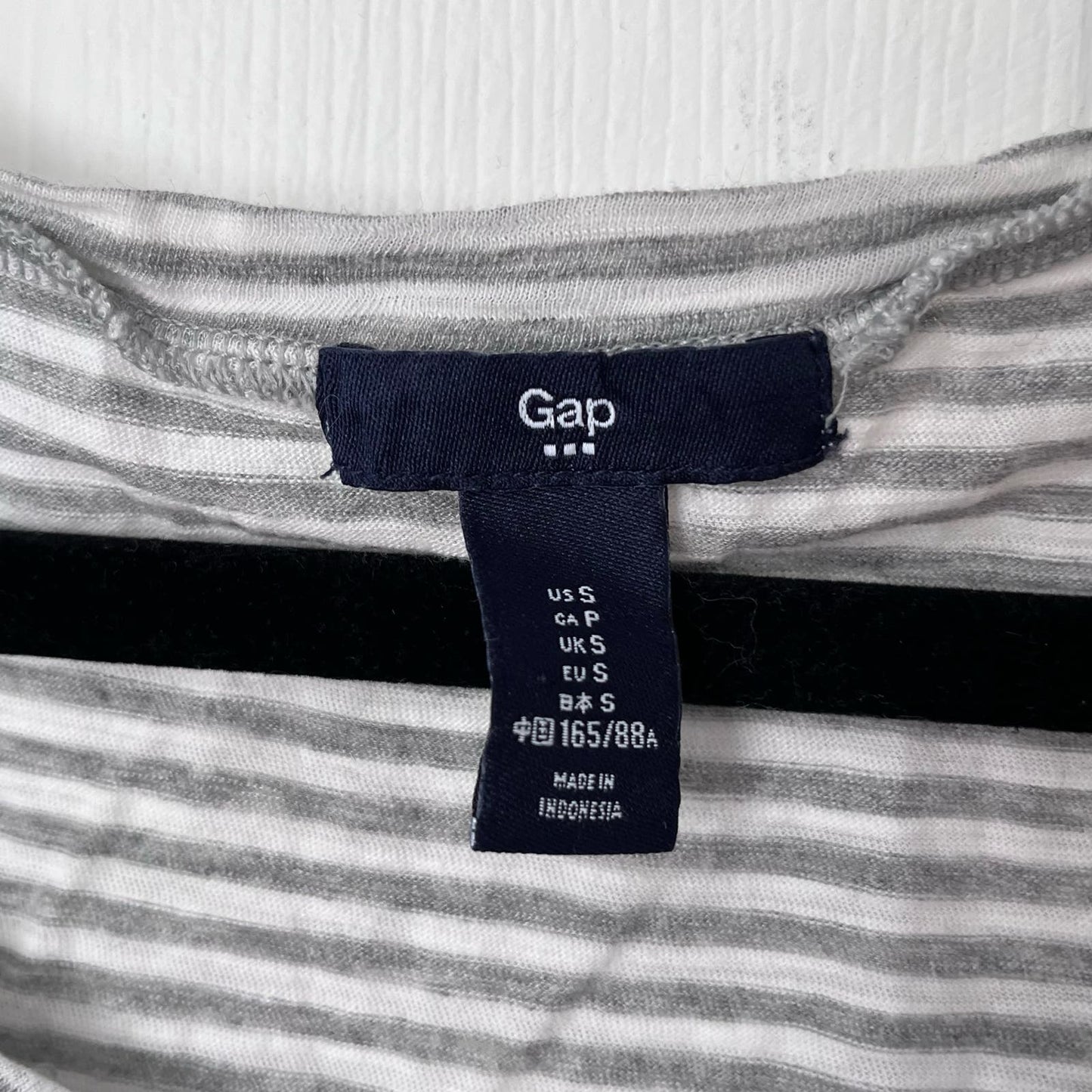 Gap Striped Tie-Sleeve Tee - Size S