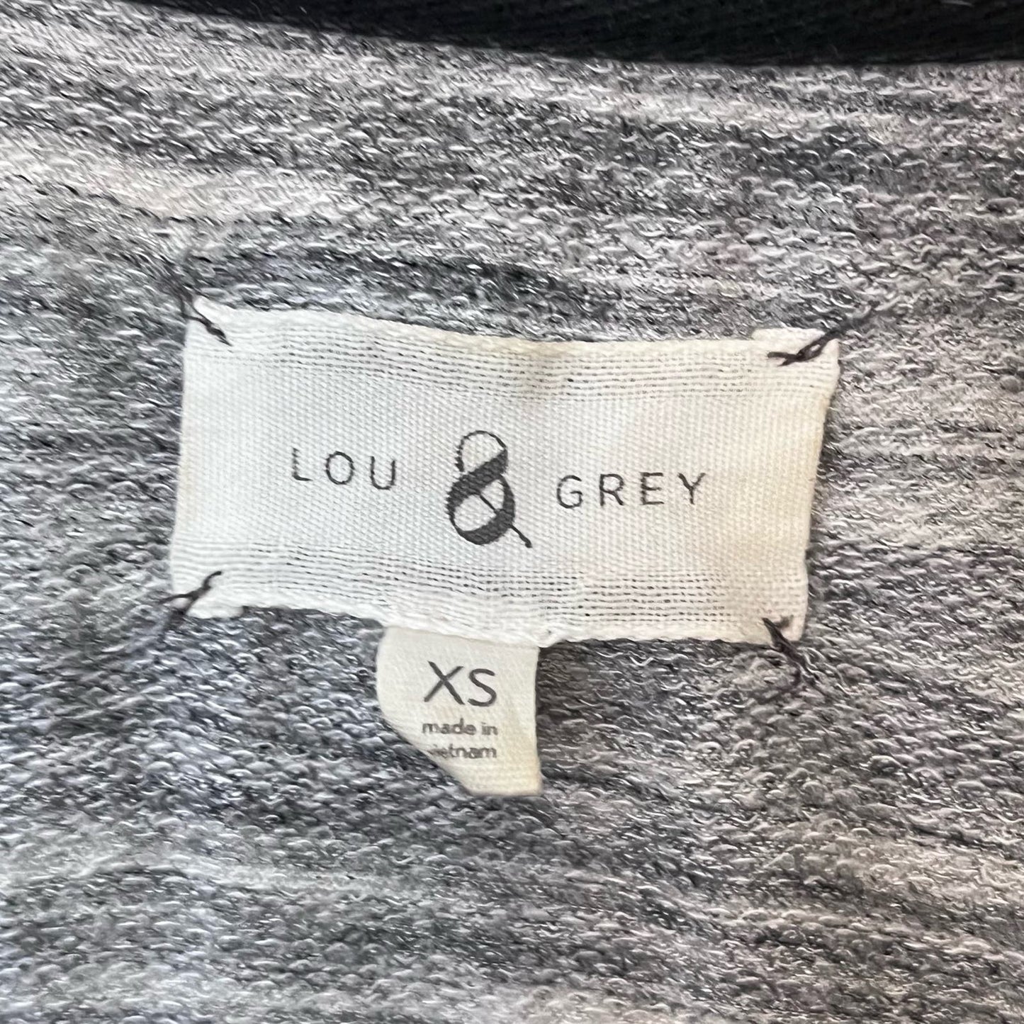 Lou & Grey Zip-Front Space-Dyed Cardigan - Size XS