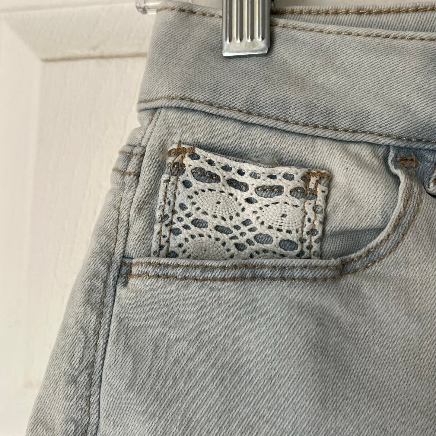 SO Crochet Accent Cutoff Shorts - Size 14 - NWT