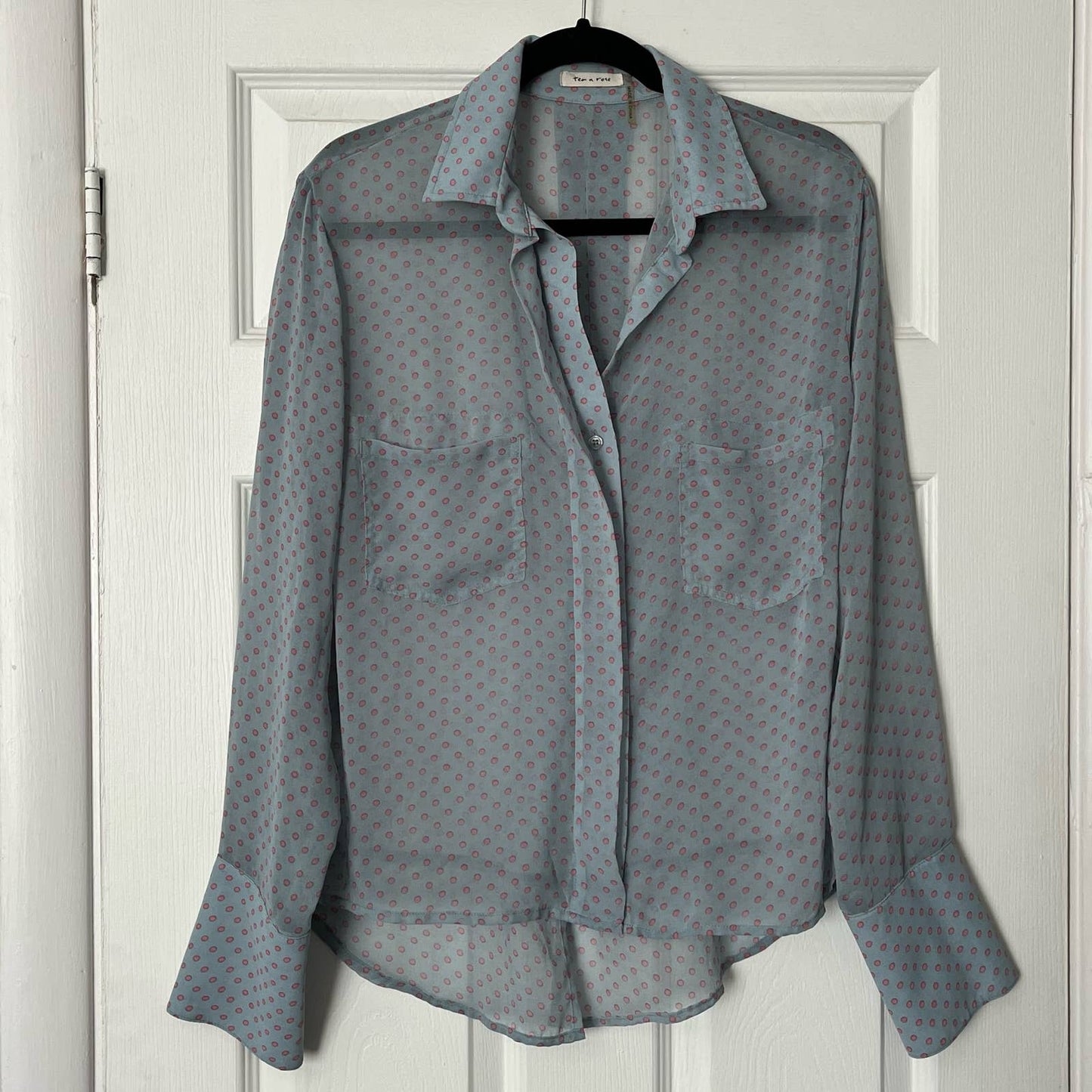 Tea n Rose Sheer Blouse - Size M