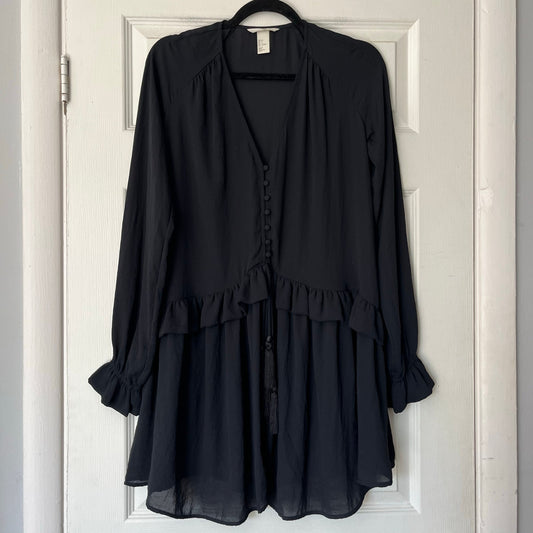 H&M Gauze Button-Front Tunic/Dress - Size 4
