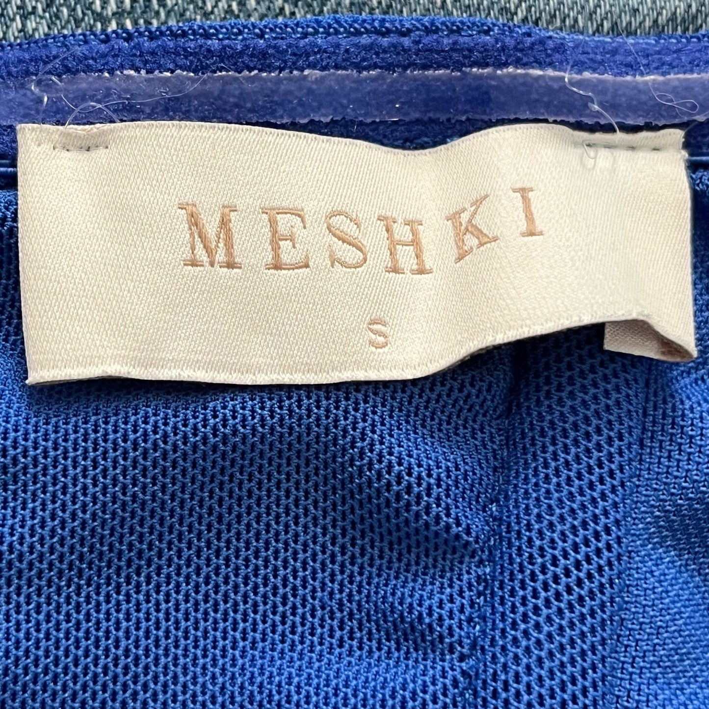 Meshki Mesh Boned Strapless Crop Top - Size UNKNOWN