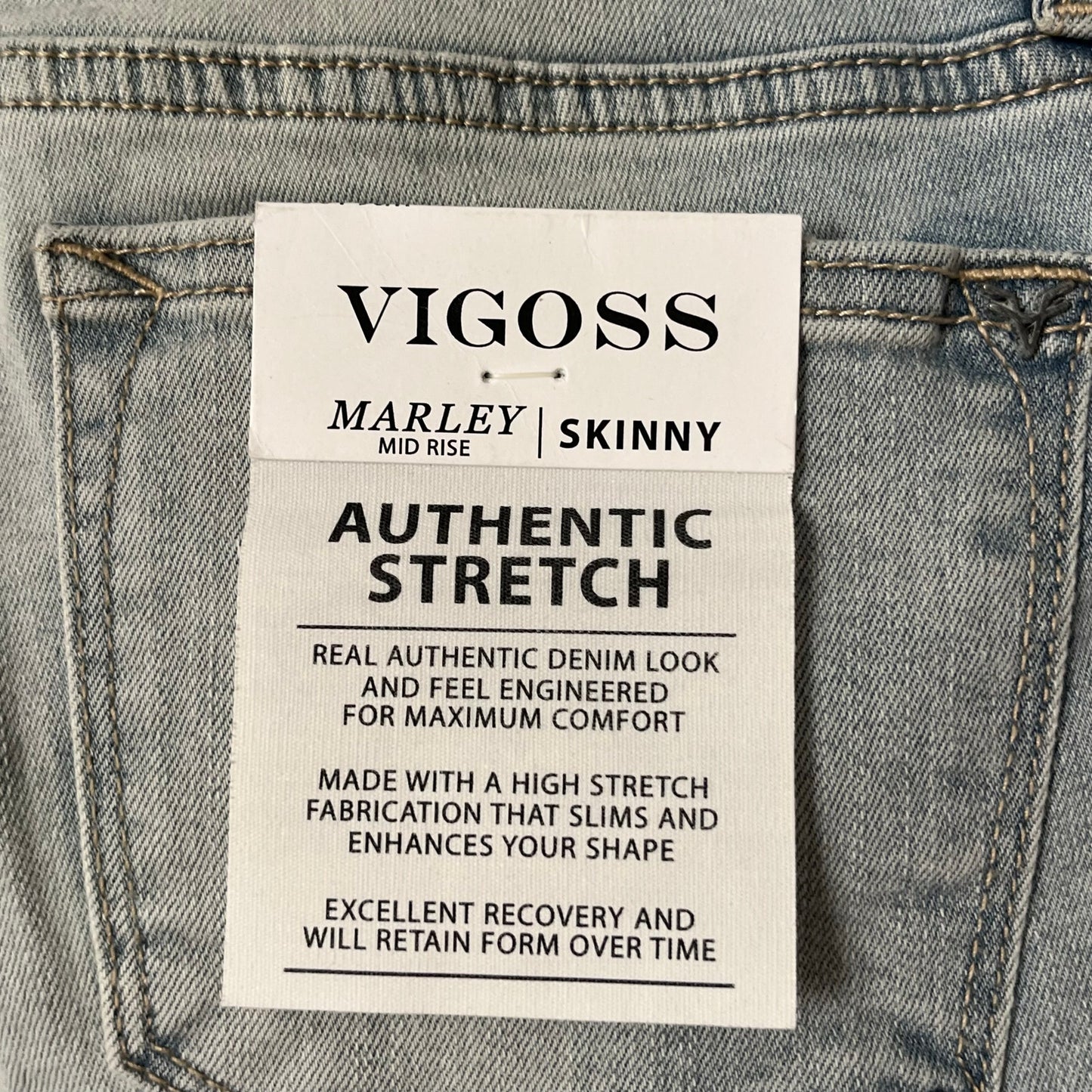 Vigoss Marley Mid-Rise Skinny Jeans - Size 26 - NWOT*