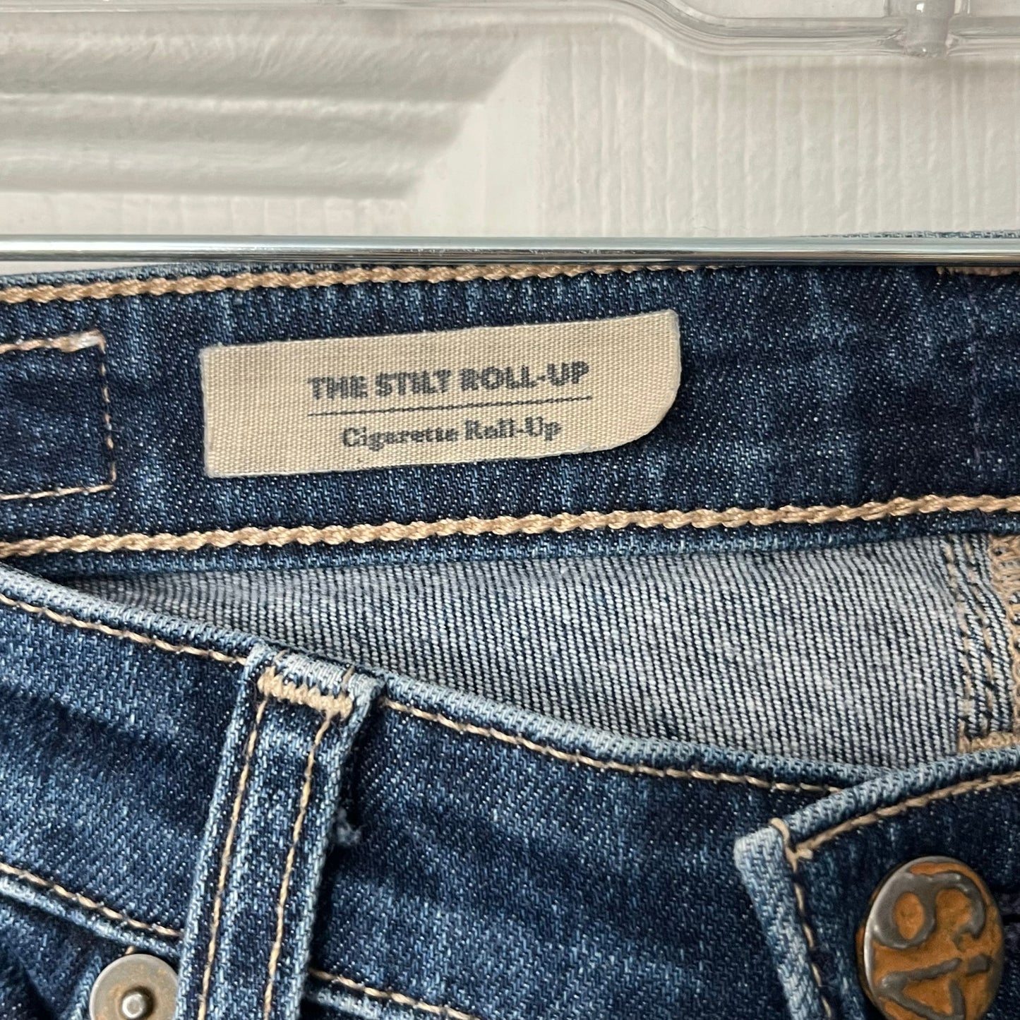 AG Adriano Goldschmied 'The Stilt Roll-Up' Cigarette Roll-Up Jeans - Size 26