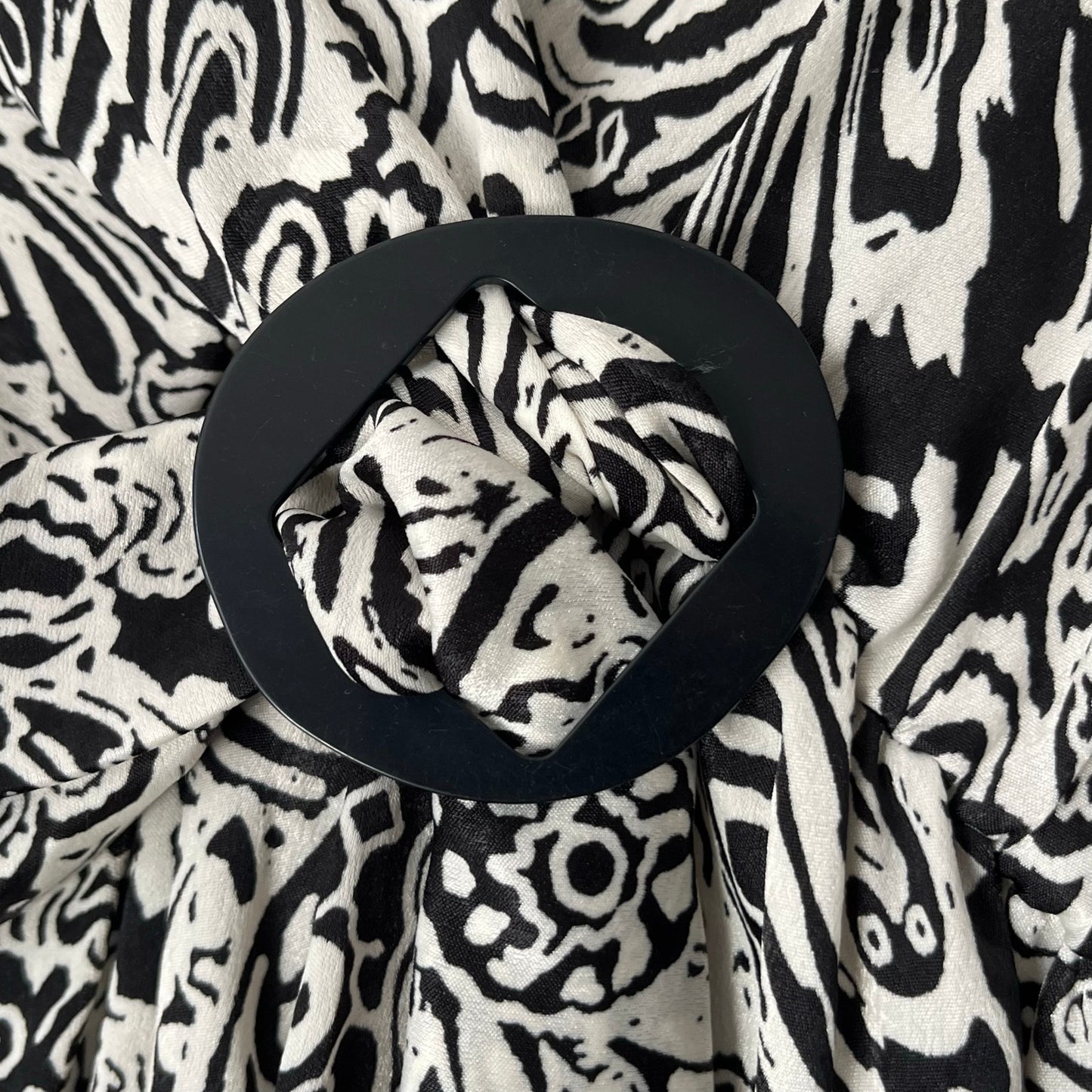 Zara Satin Print Plunge Romper - Size S - NWT