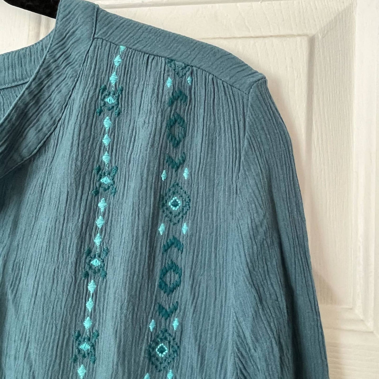 Embroidered Tunic Dress - Size UNKNOWN