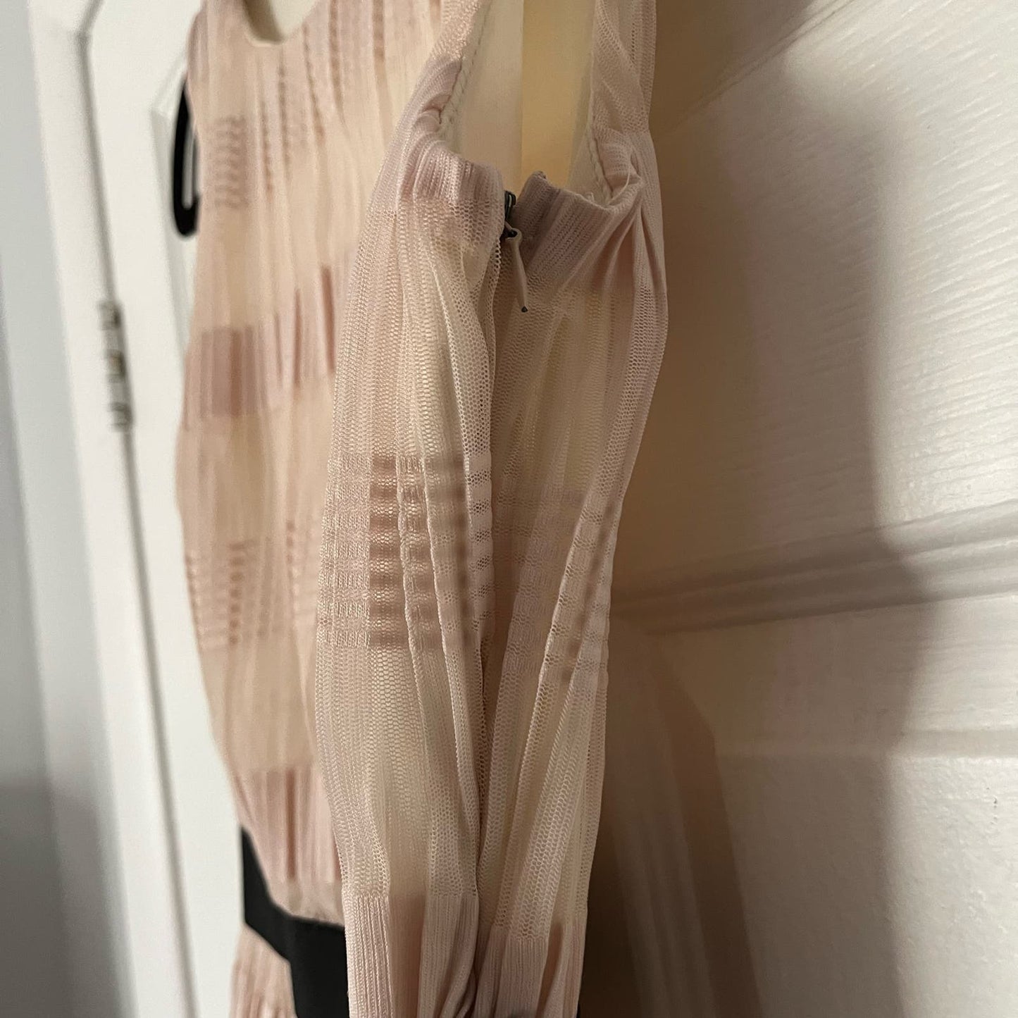 Pim + Larkin Pleated Overlay Dress - Size XS