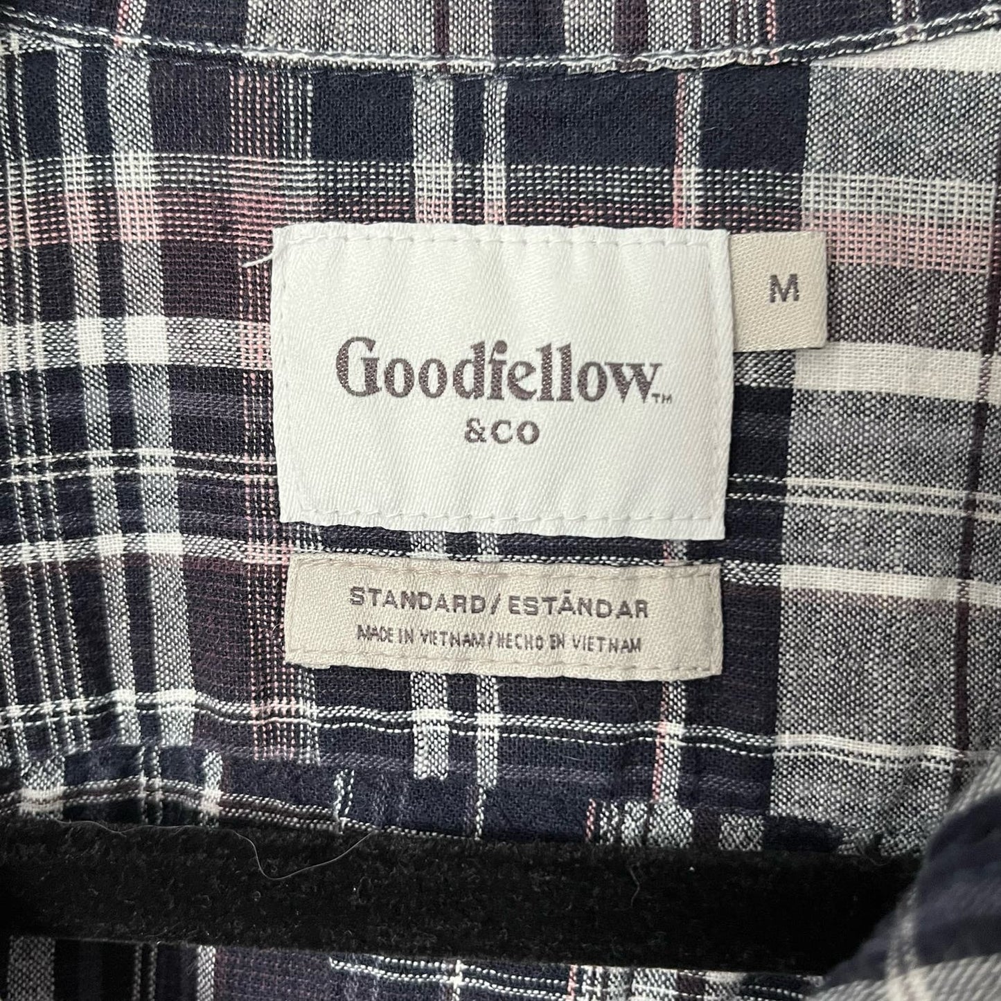 Goodfellow & Co. Plaid Button-Down Shirt - Size M